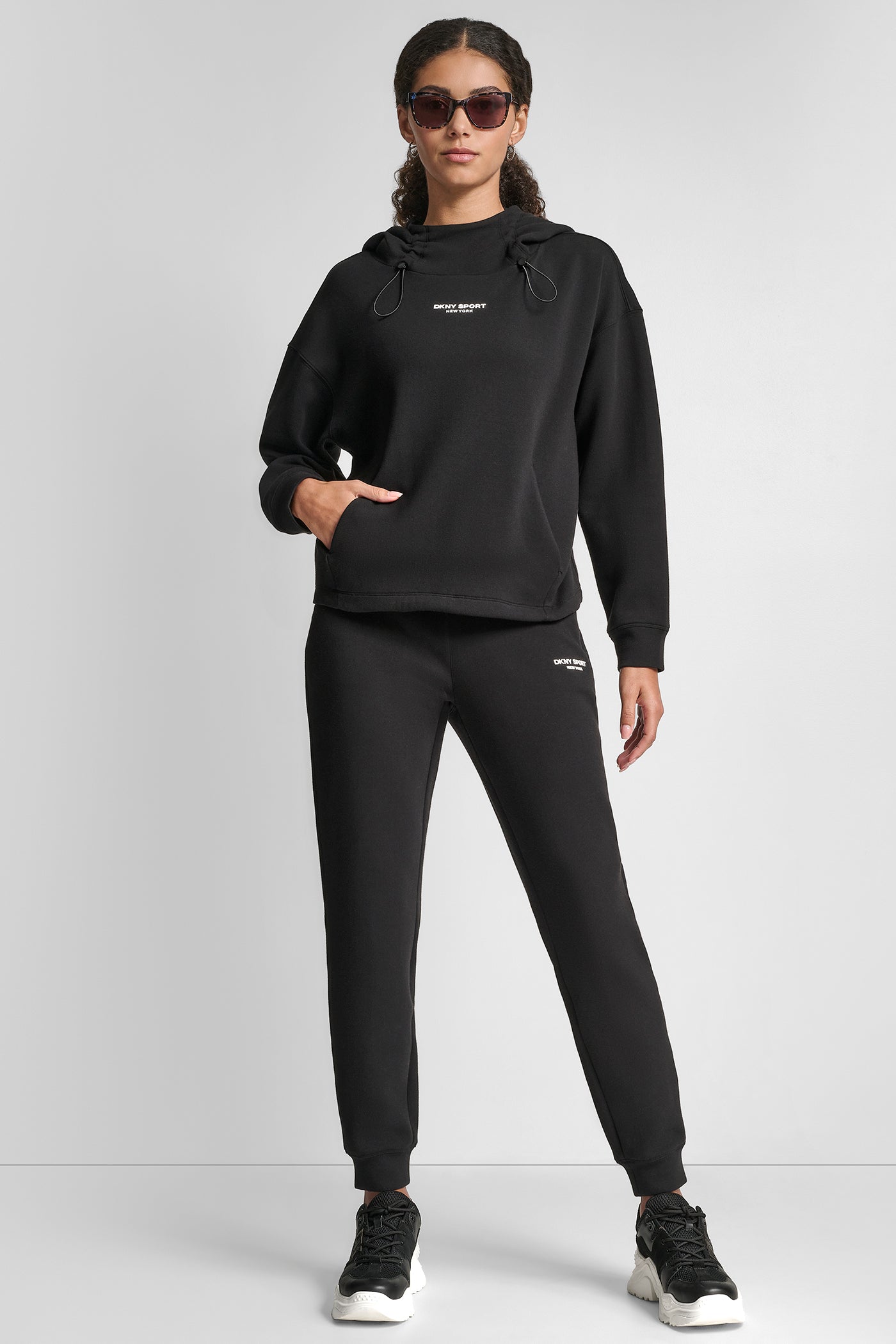 BROOKLYN SCUBA HOODIE WITH BUNGEE DETAIL AND POCKETS VIEW 5 | All Products BROOKLYN SCUBA HOODIE WITH BUNGEE DETAIL AND POCKETS VIEW 5 | All Products