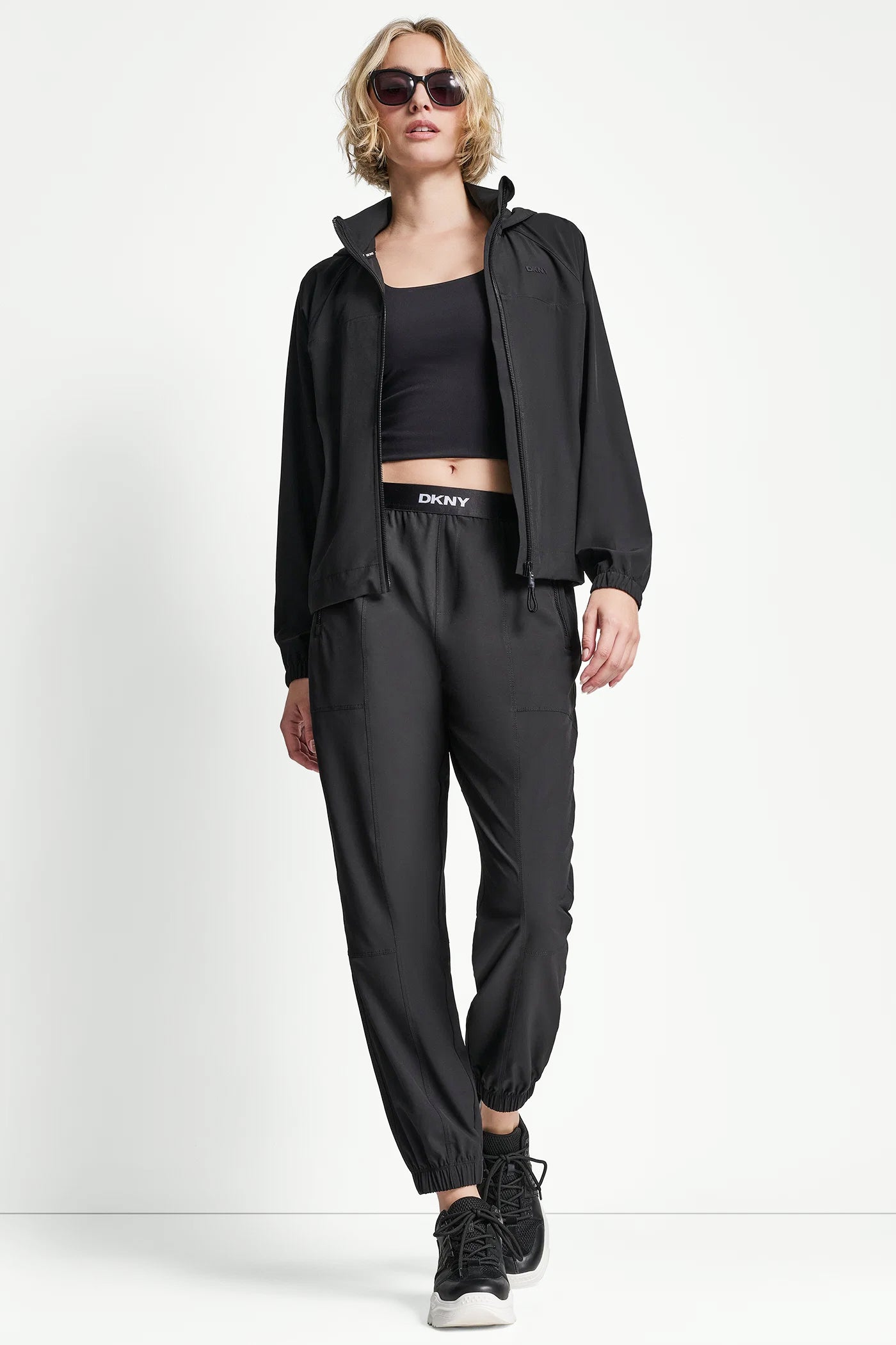 LOGO HOODED SHORT JACKET VIEW 8 | Women's Clearance LOGO HOODED SHORT JACKET VIEW 8 | Women's Clearance