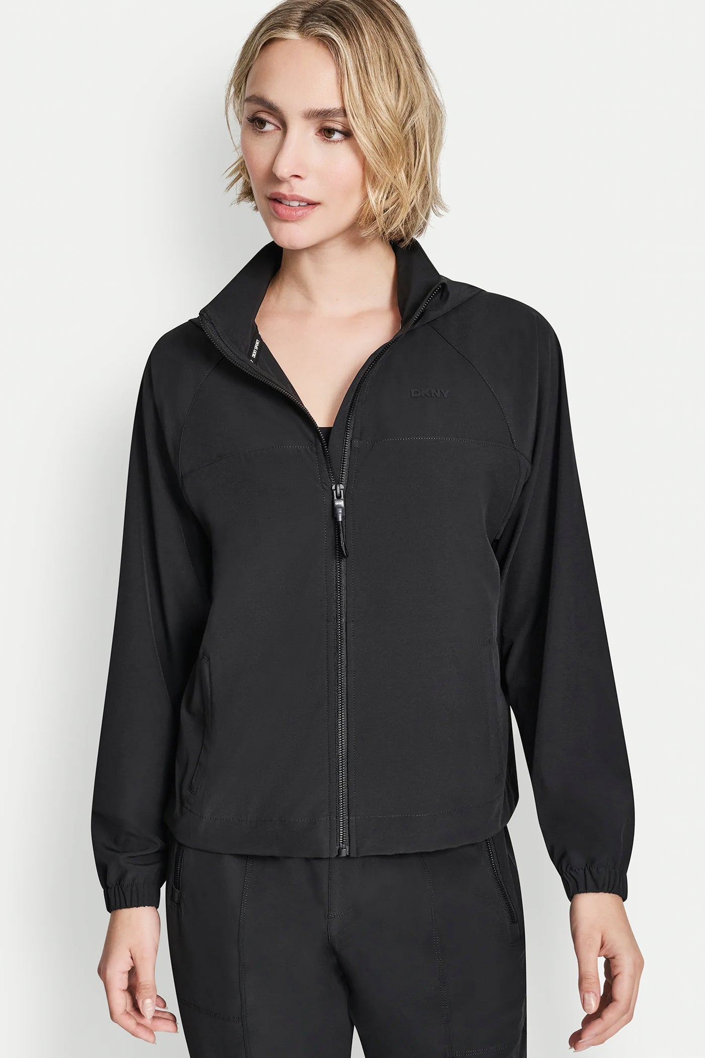 LOGO HOODED SHORT JACKET VIEW 4 | Women's Clearance LOGO HOODED SHORT JACKET VIEW 4 | Women's Clearance