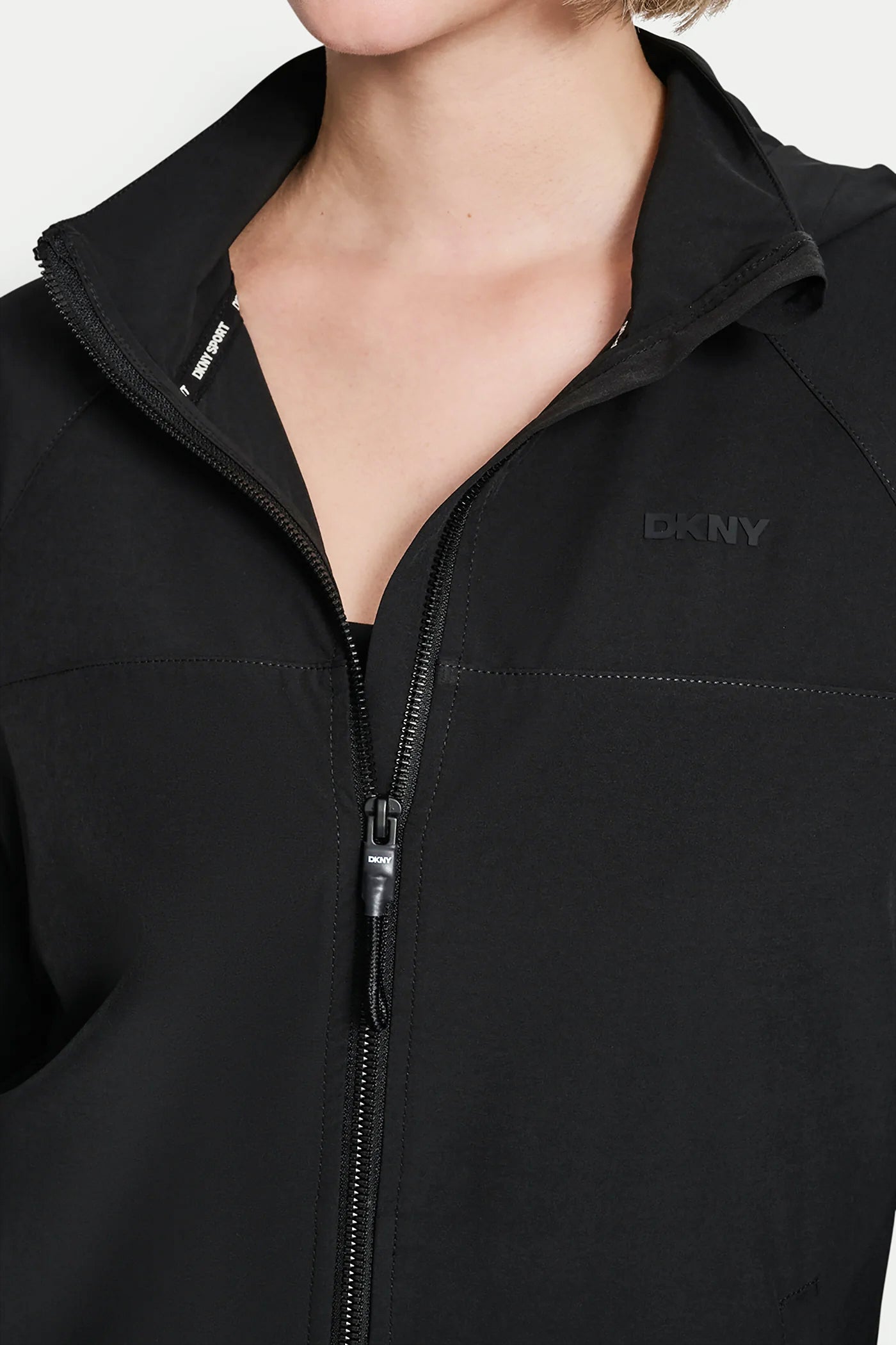 LOGO HOODED SHORT JACKET VIEW 6 | Women's Clearance LOGO HOODED SHORT JACKET VIEW 6 | Women's Clearance