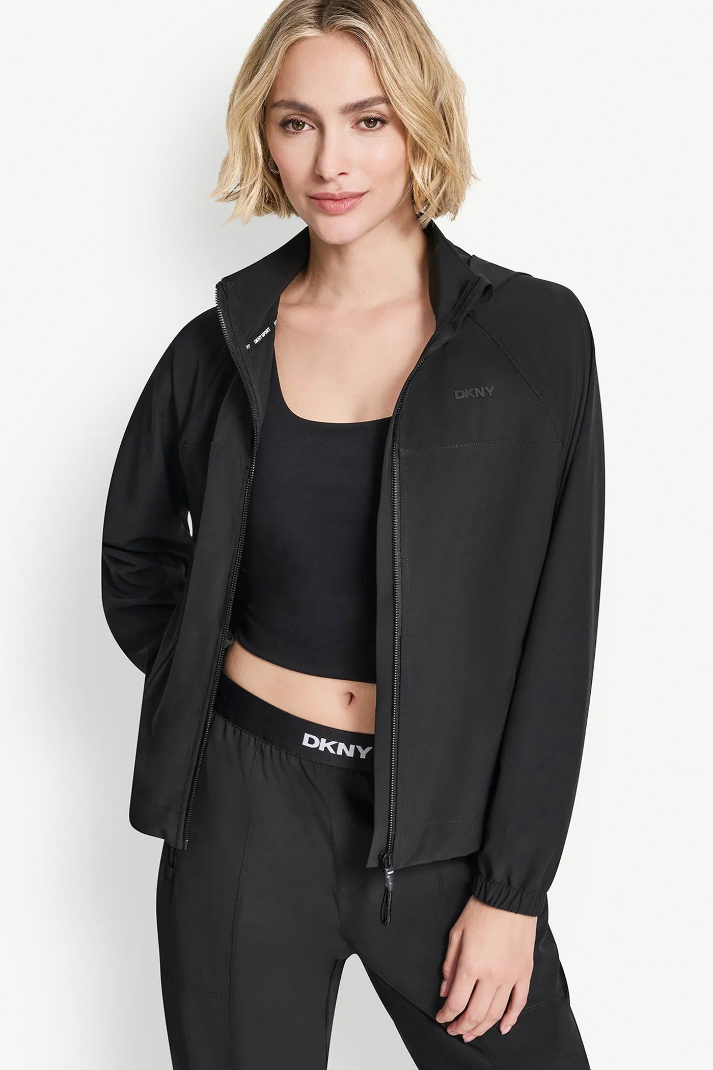 LOGO HOODED SHORT JACKET View 1 | Sweatshirts & Joggers LOGO HOODED SHORT JACKET View 1 | Sweatshirts & Joggers