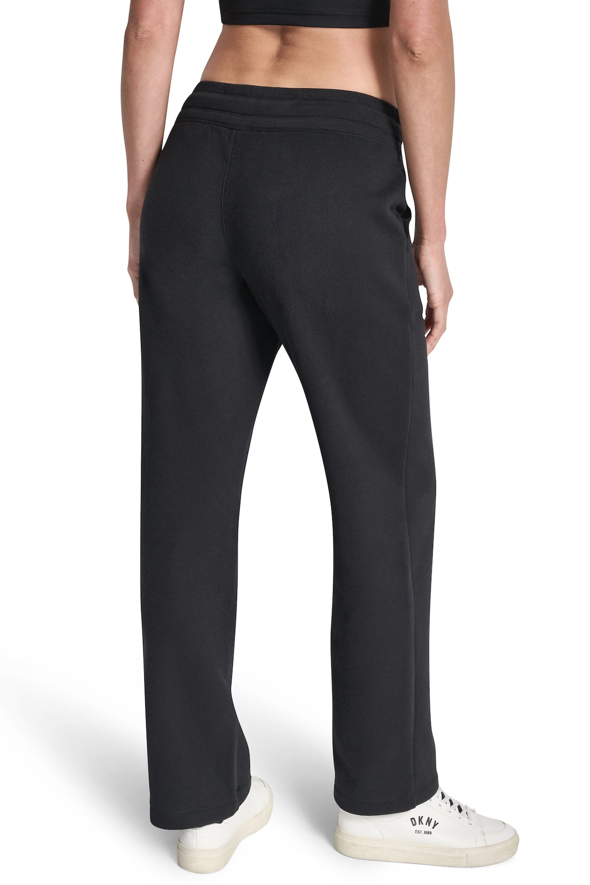 HIGH-RISE METALLIC BUBBLE STRAIGHT LEG PANT VIEW 2