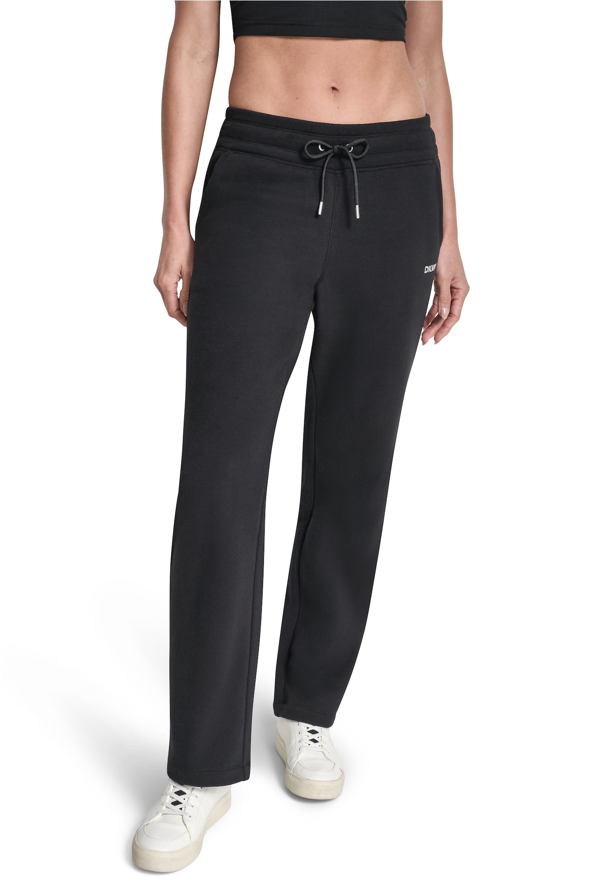HIGH-RISE METALLIC BUBBLE STRAIGHT LEG PANT VIEW 2