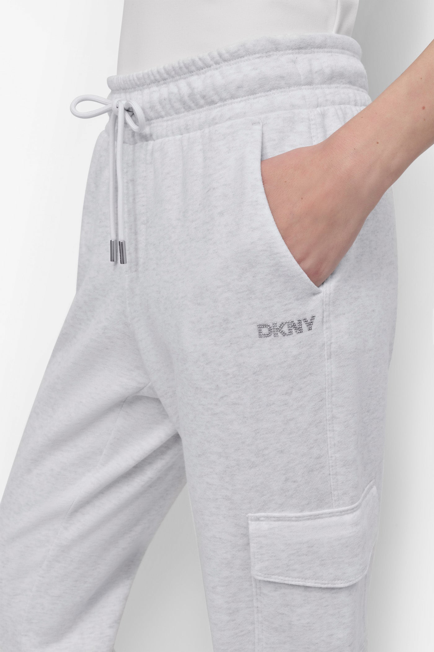 HIGH RISE LOGO EMBELLISHED SLIM CARGO JOGGER VIEW 4 HIGH RISE LOGO EMBELLISHED SLIM CARGO JOGGER VIEW 4