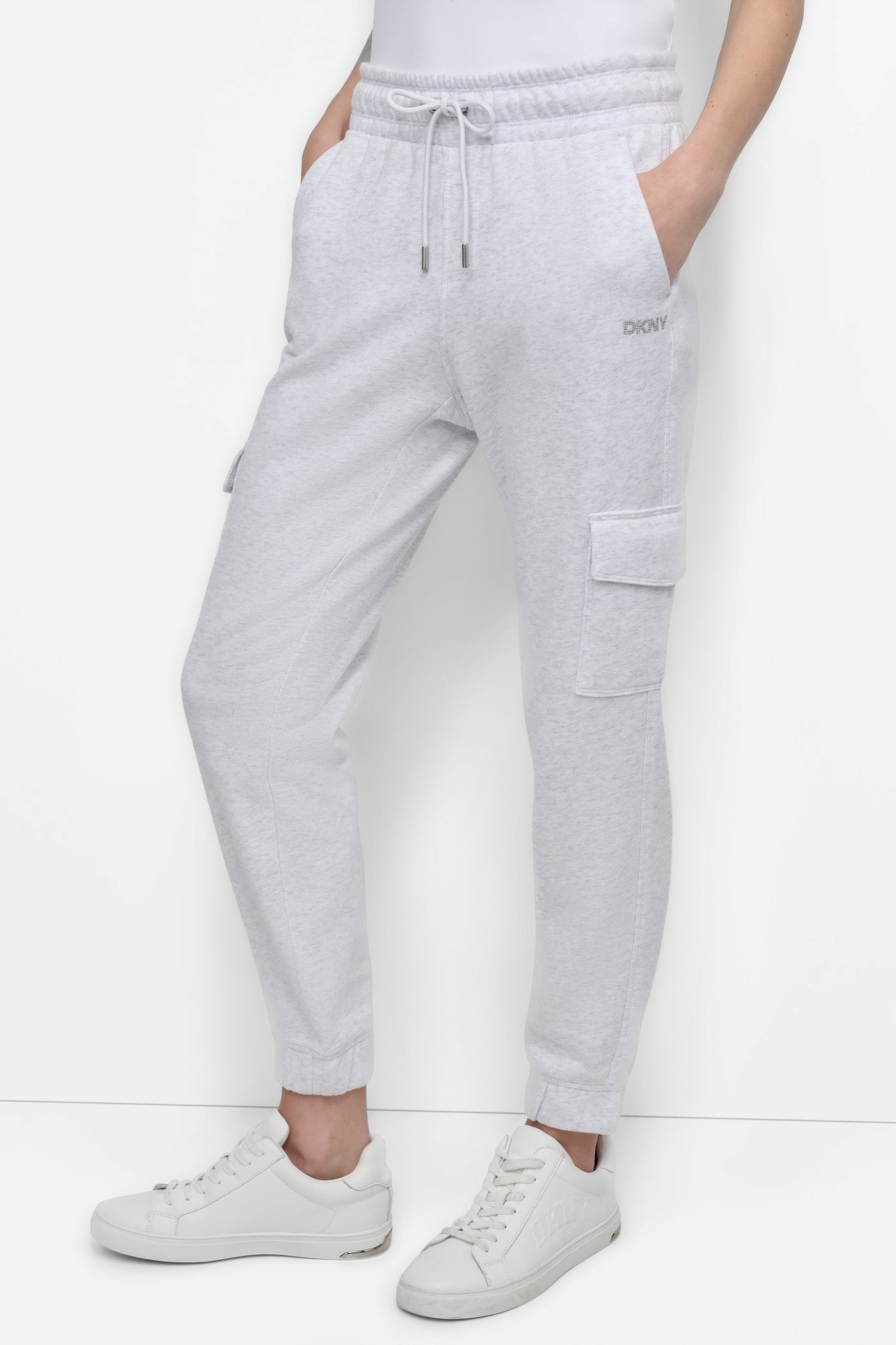 HIGH RISE LOGO EMBELLISHED SLIM CARGO JOGGER VIEW 5 HIGH RISE LOGO EMBELLISHED SLIM CARGO JOGGER VIEW 5