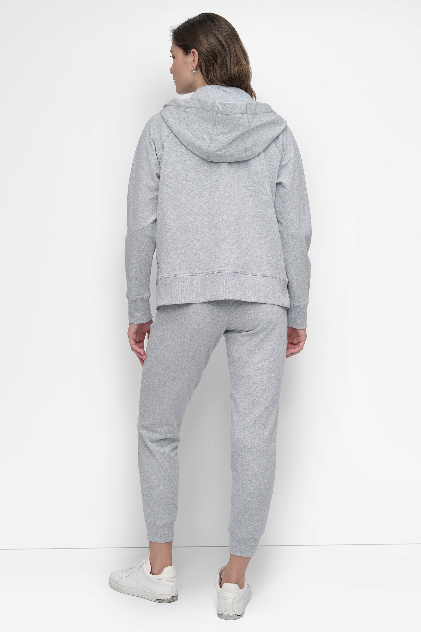 TWO-TONE LOGO DRAWSTRING HOODIE VIEW 3 | Gifts Under $100 TWO-TONE LOGO DRAWSTRING HOODIE VIEW 3 | Gifts Under $100