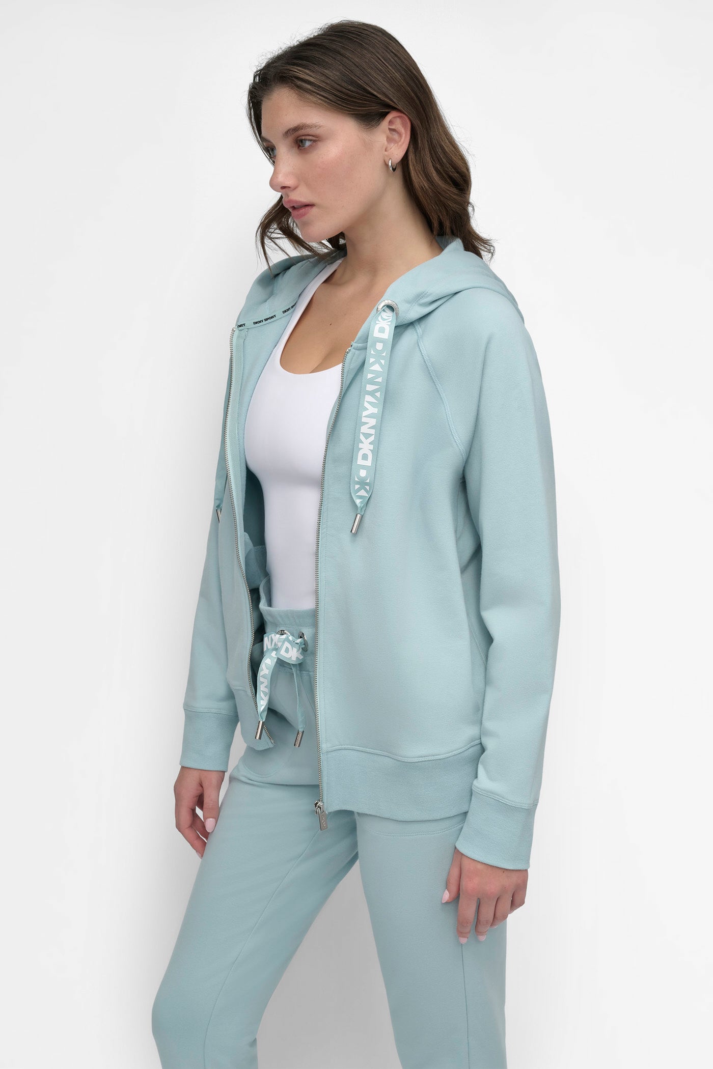 TWO-TONE LOGO DRAWSTRING HOODIE VIEW 4 | Sweatshirts & Joggers TWO-TONE LOGO DRAWSTRING HOODIE VIEW 4 | Sweatshirts & Joggers