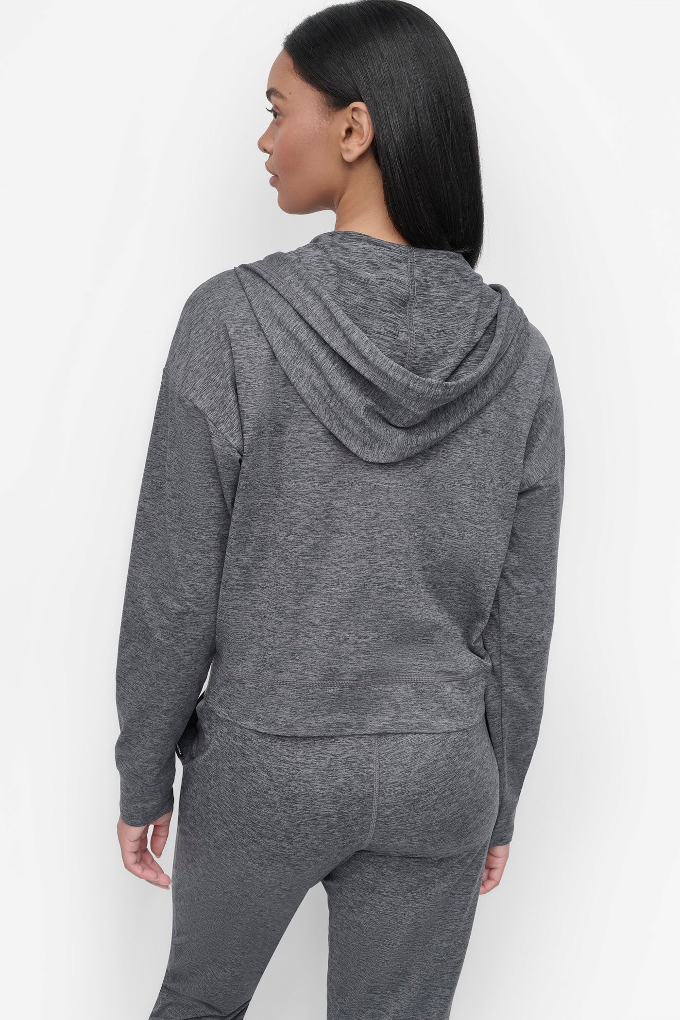 CROPPED SPACE-DYED HOODIE VIEW 2 | SALE CLOTHING CROPPED SPACE-DYED HOODIE VIEW 2 | SALE CLOTHING