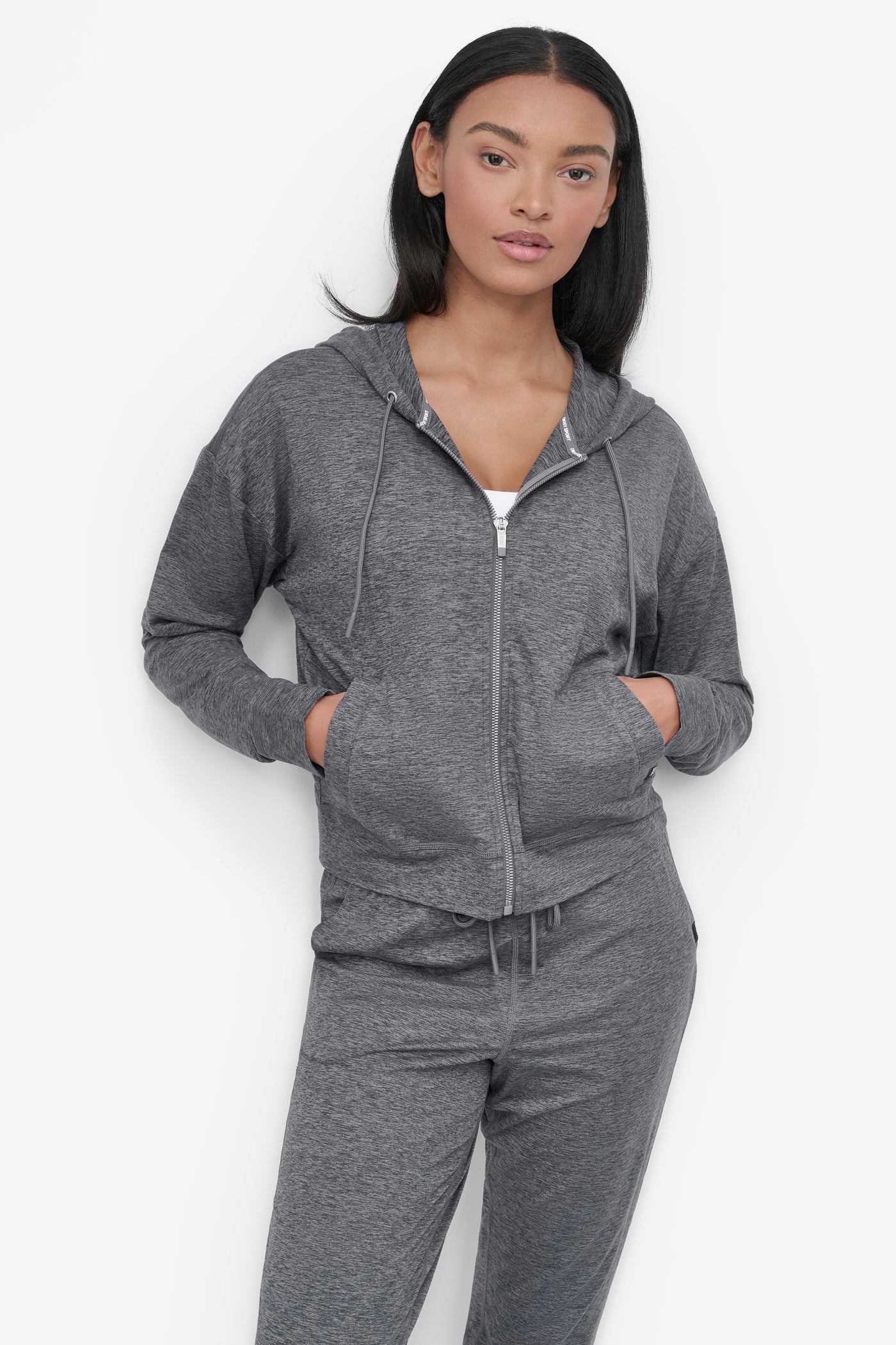 CROPPED SPACE-DYED HOODIE VIEW 1 | SALE CLOTHING CROPPED SPACE-DYED HOODIE VIEW 1 | SALE CLOTHING