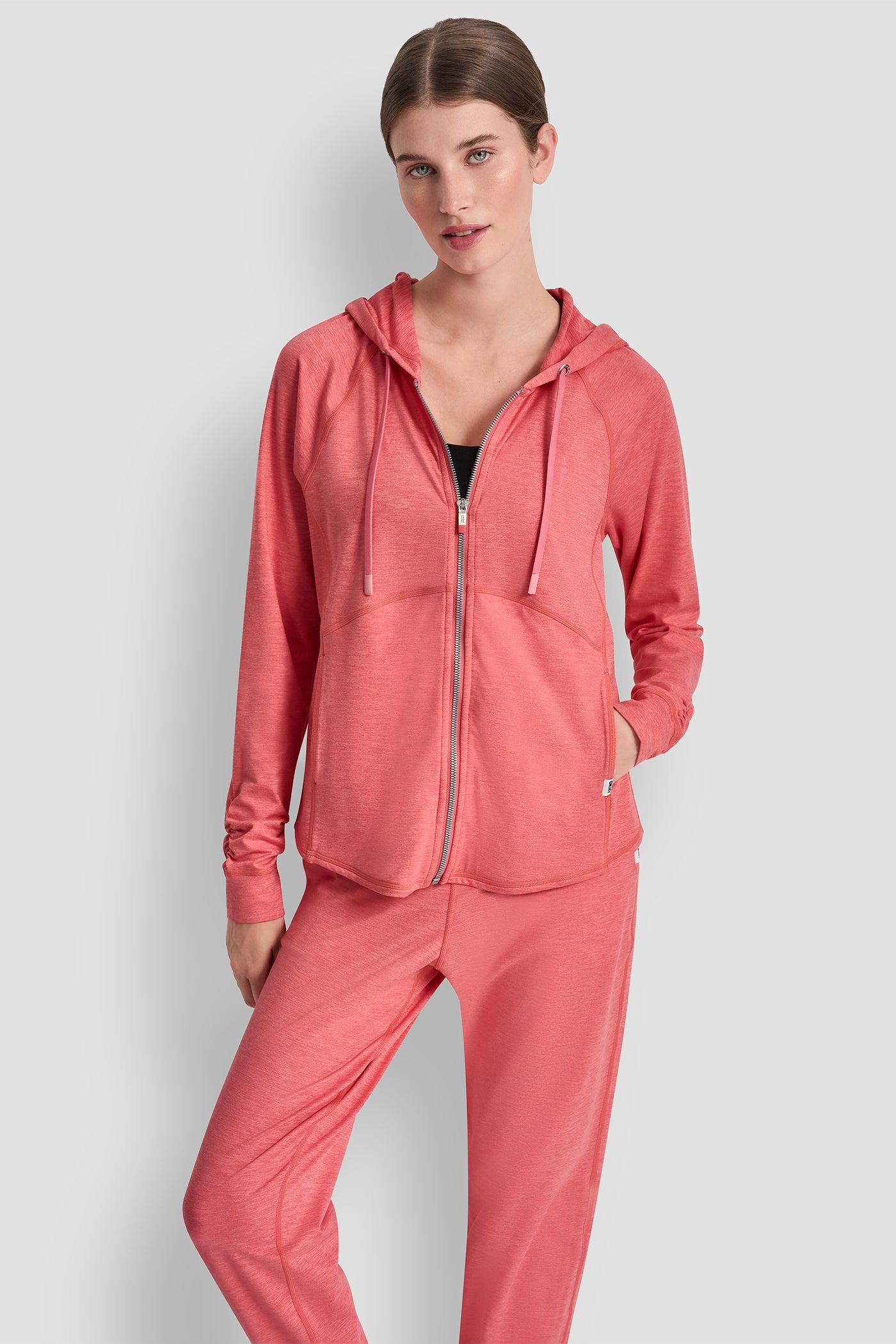 SPACE-DYED HOODED JACKET View 2 | Women's Clearance SPACE-DYED HOODED JACKET View 2 | Women's Clearance