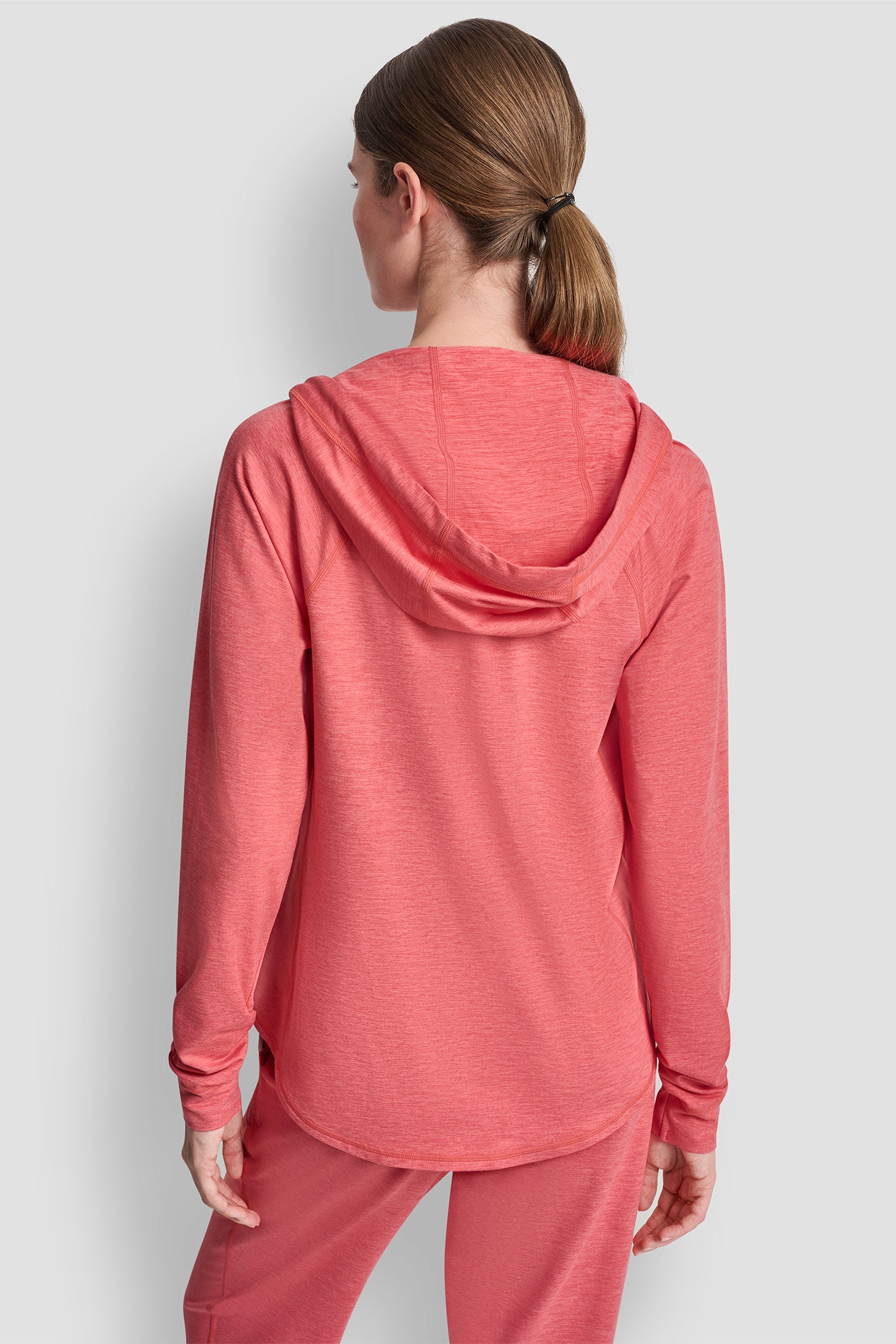 SPACE-DYED HOODED JACKET VIEW 3 | Women's Clearance SPACE-DYED HOODED JACKET VIEW 3 | Women's Clearance