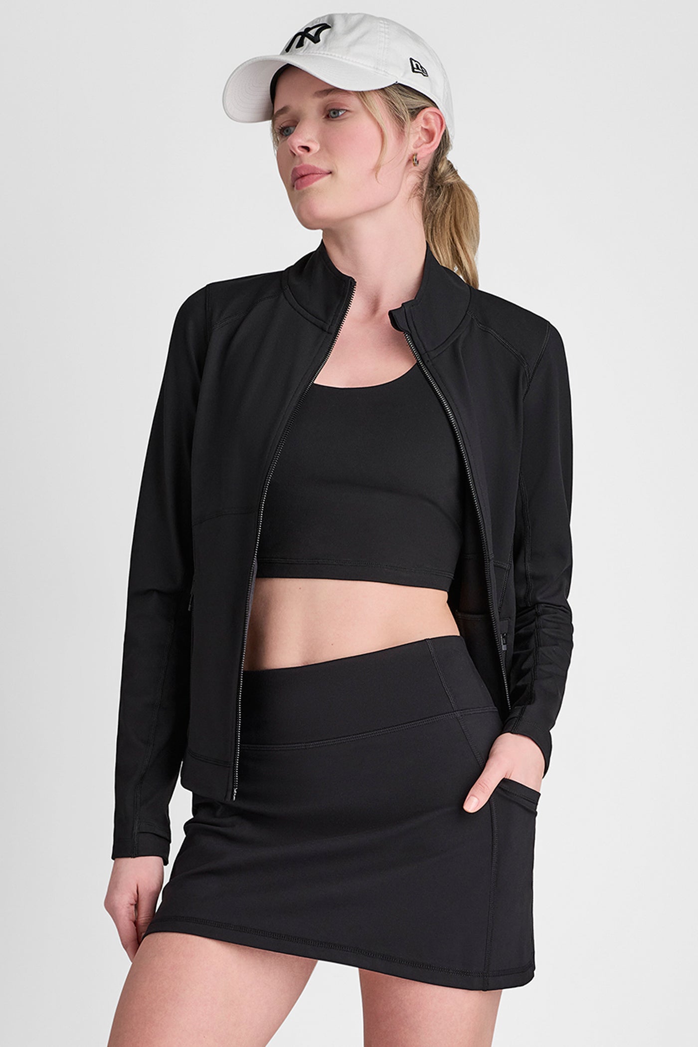 FUNNEL NECK FULL ZIP JACKET VIEW 1 FUNNEL NECK FULL ZIP JACKET VIEW 1