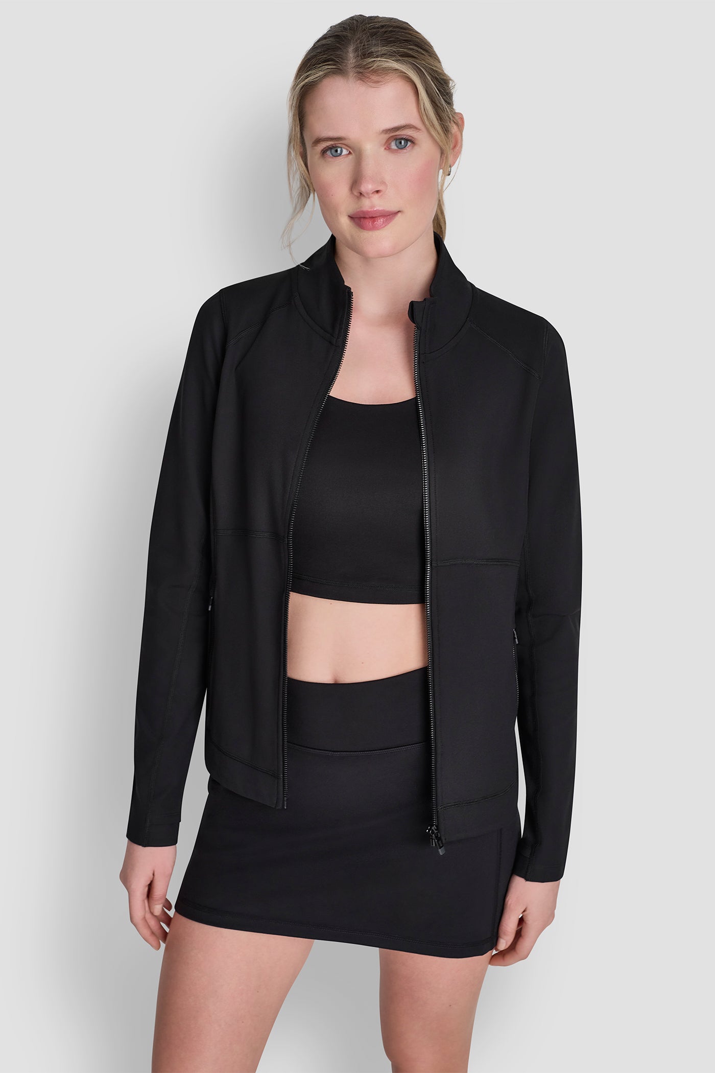 FUNNEL NECK FULL ZIP JACKET VIEW 5 FUNNEL NECK FULL ZIP JACKET VIEW 5