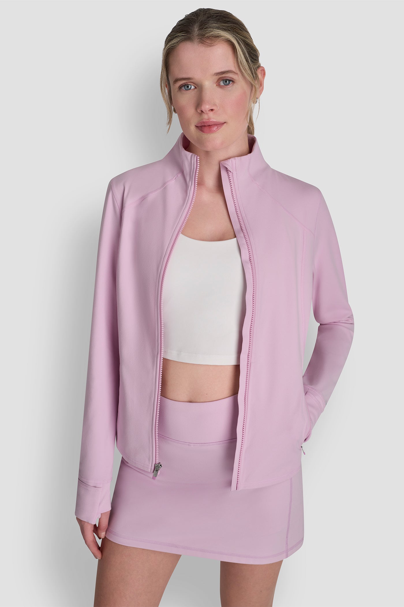FUNNEL NECK FULL ZIP JACKET VIEW 5 FUNNEL NECK FULL ZIP JACKET VIEW 5