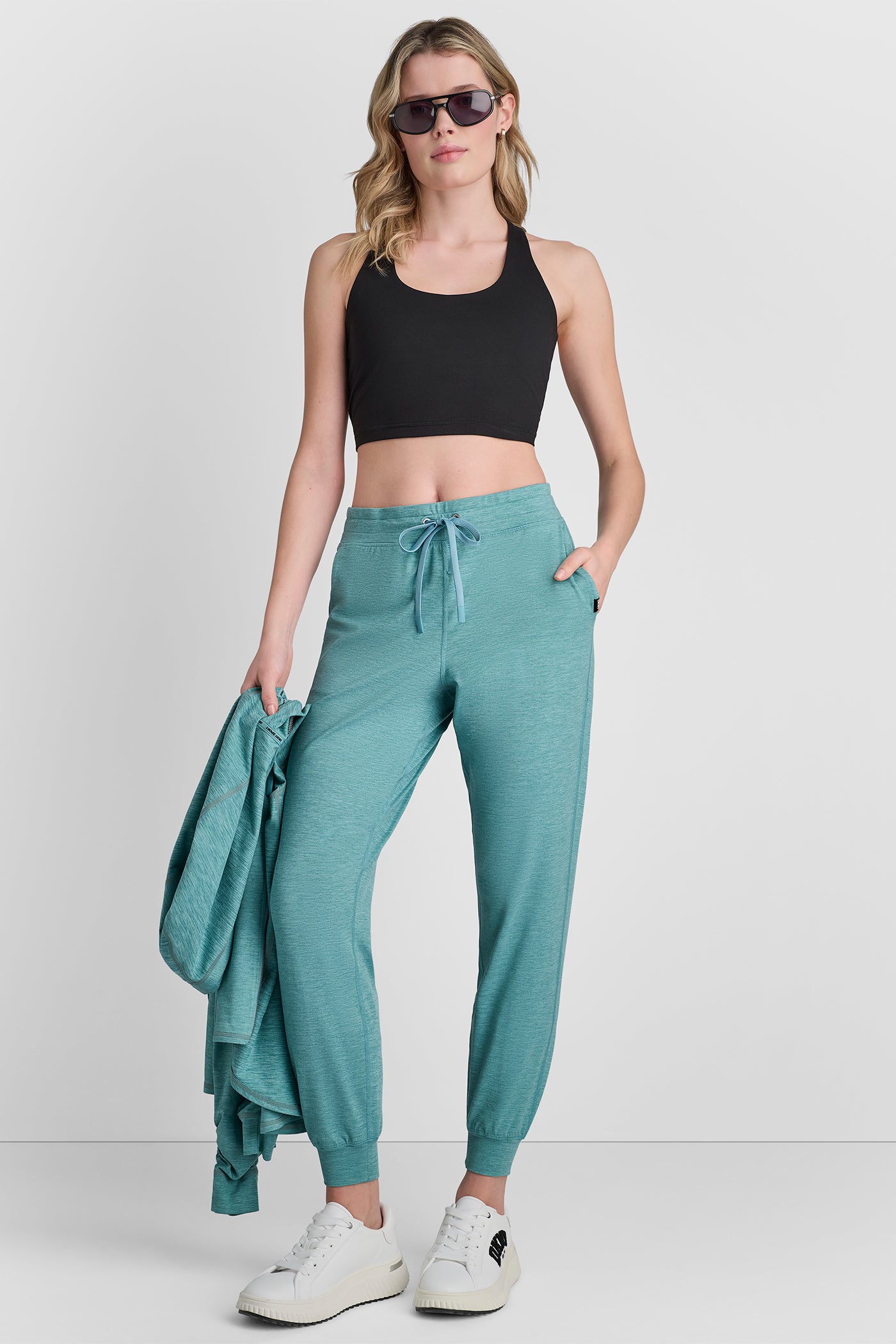 CROPPED HIGH-RISE SLIM JOGGER View 1 | Sweatshirts & Joggers CROPPED HIGH-RISE SLIM JOGGER View 1 | Sweatshirts & Joggers