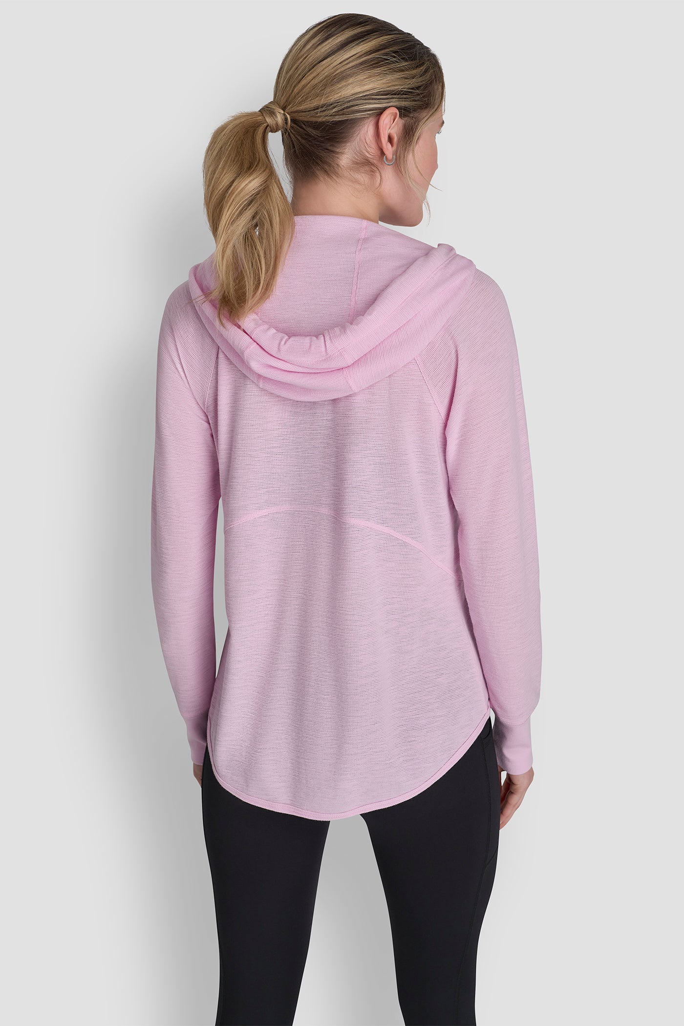 COTTON-BLEND SLUB WAFFLE-KNIT HOODIE VIEW 3 | Gifts Under $100 COTTON-BLEND SLUB WAFFLE-KNIT HOODIE VIEW 3 | Gifts Under $100