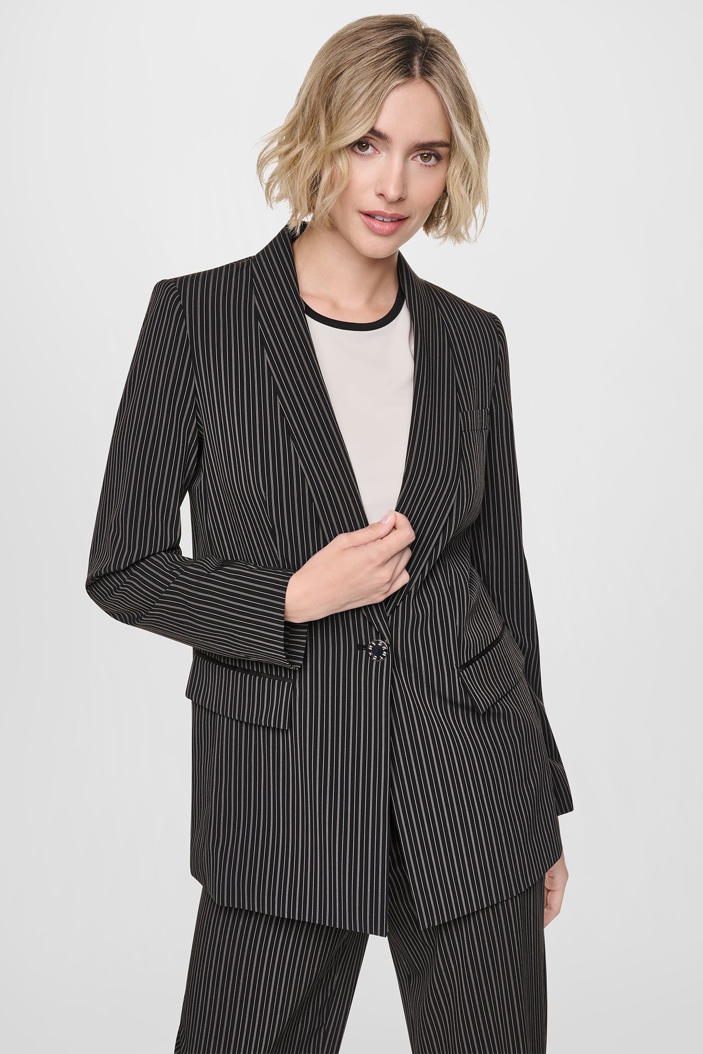 PINSTRIPE COMMUTER BLAZER View 1 | Jackets & Blazers PINSTRIPE COMMUTER BLAZER View 1 | Jackets & Blazers