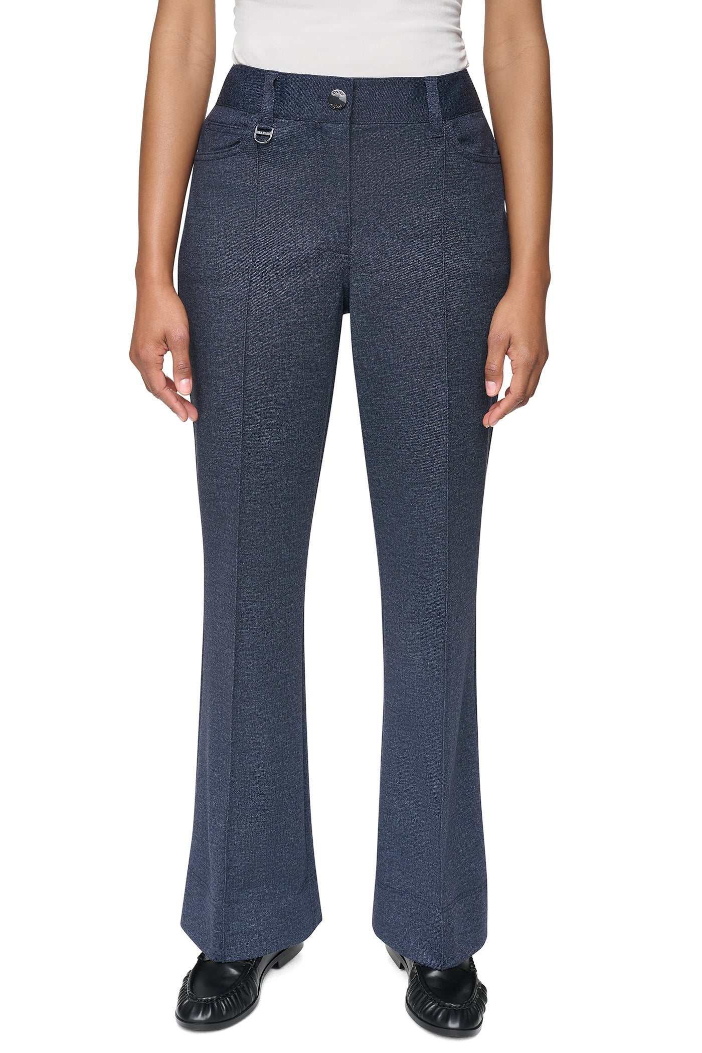 WIDE-LEG FAUX DENIM PANT View 1 | Products WIDE-LEG FAUX DENIM PANT View 1 | Products