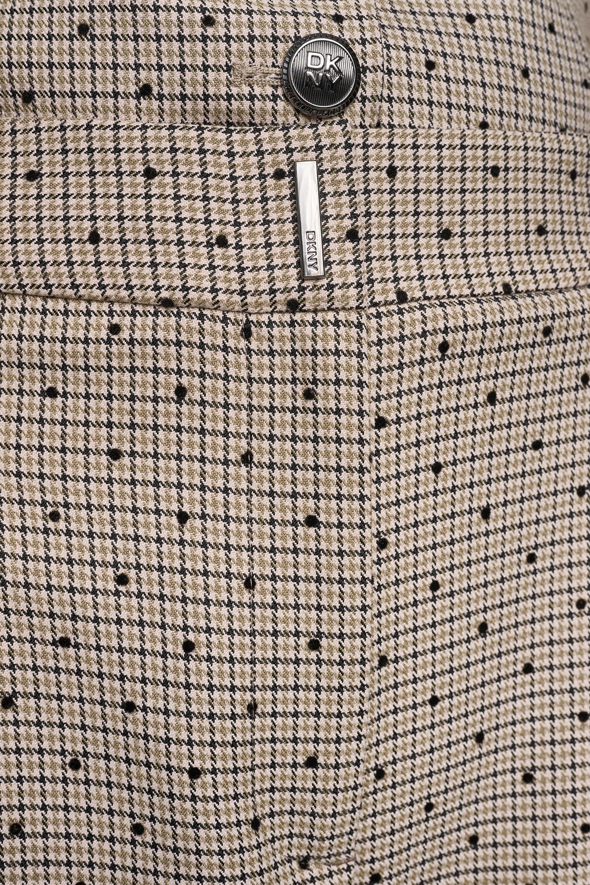 HOUNDSTOOTH CHECKERED HIGH-RISE PANT VIEW 2