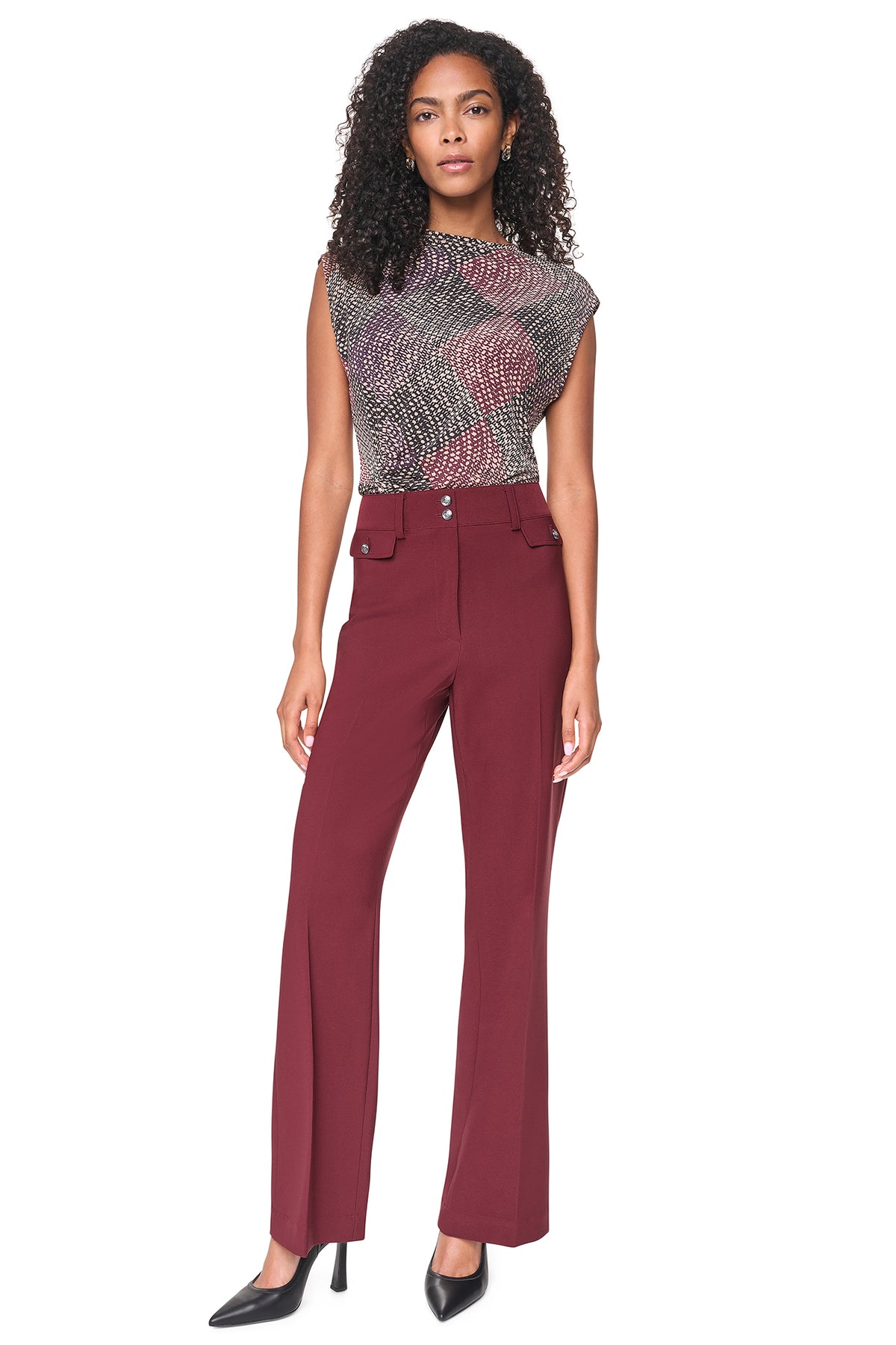 HIGH-RISE WIDE LEG PANT VIEW 2