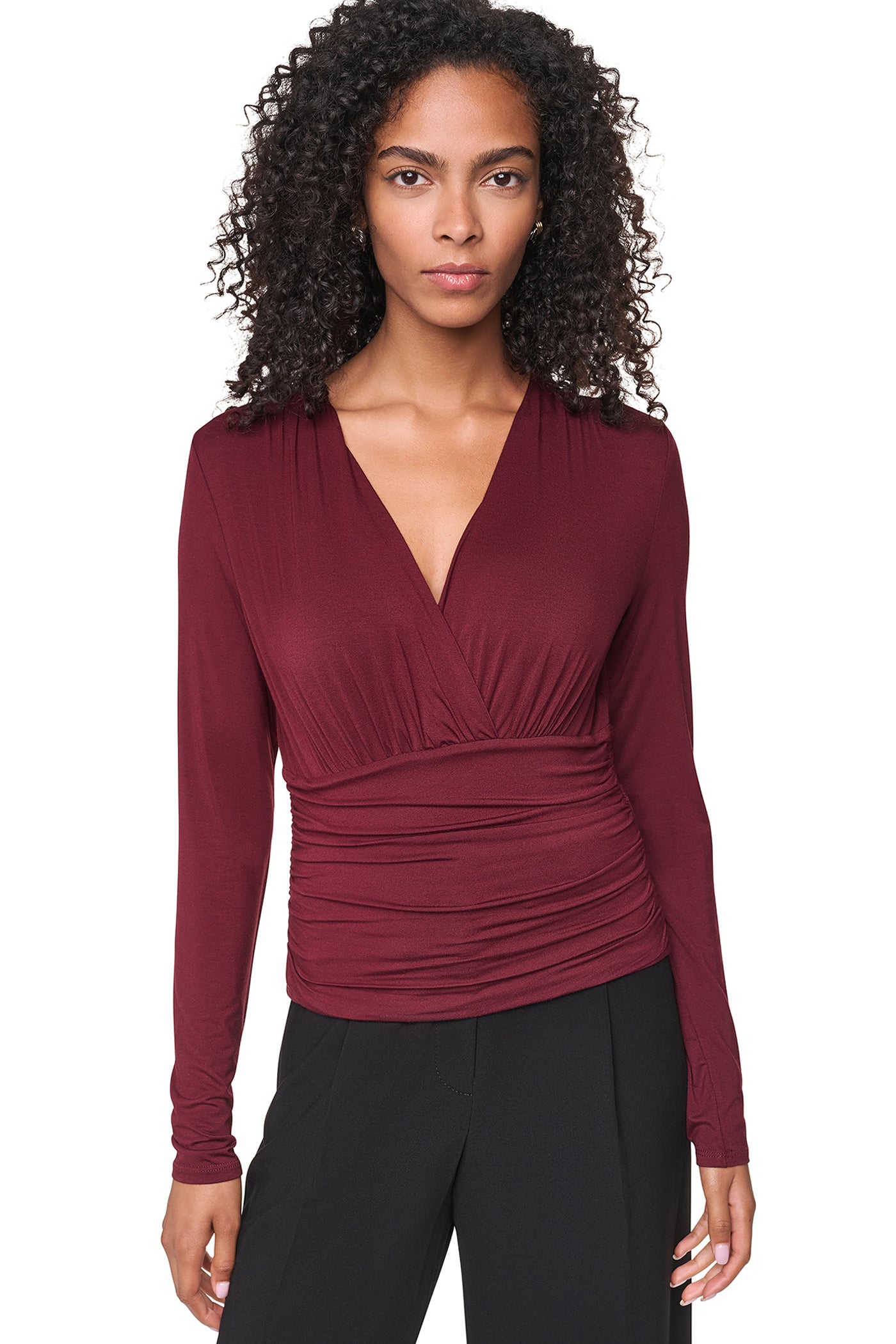 V-NECK BLOUSE View 1 | New Arrivals V-NECK BLOUSE View 1 | New Arrivals