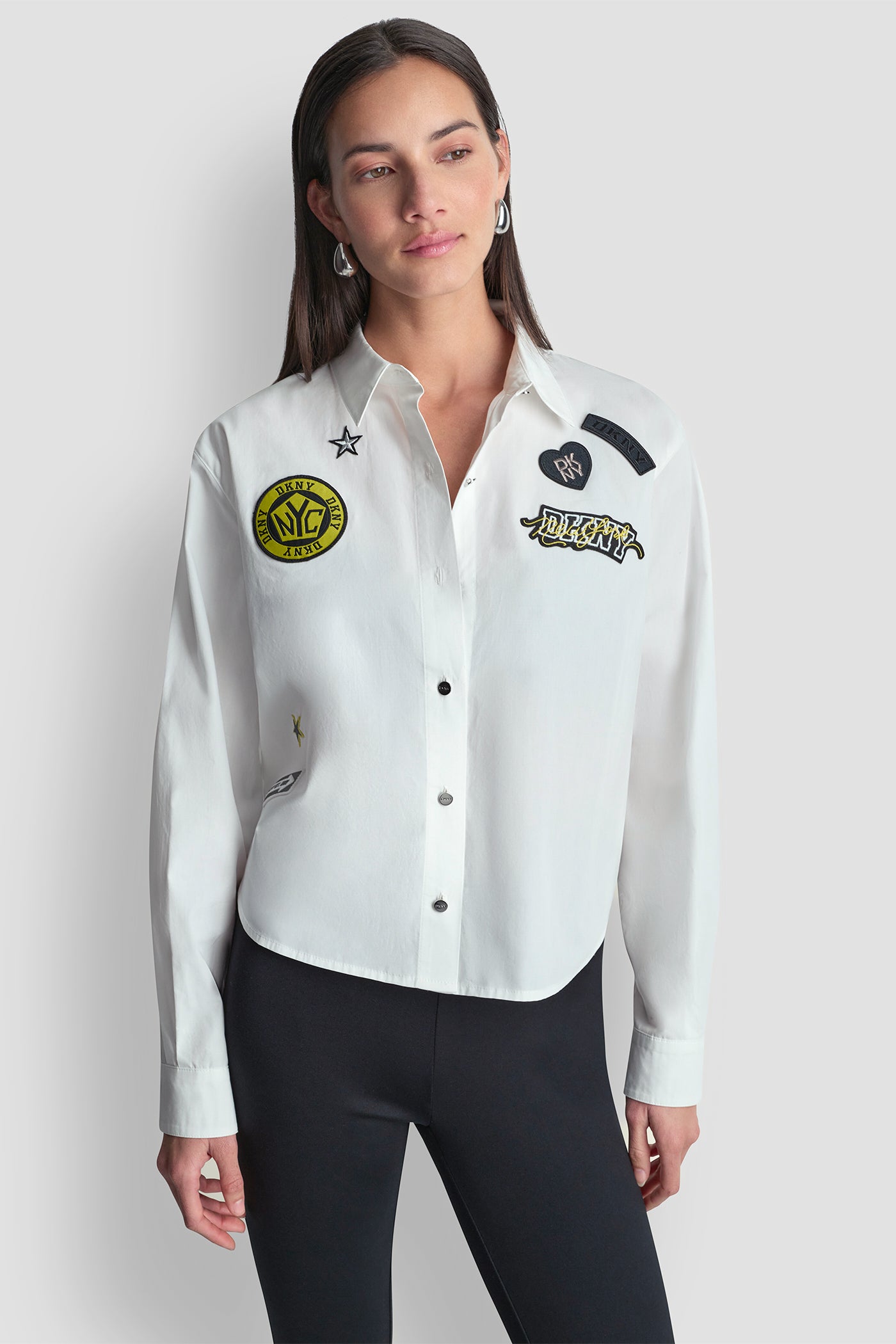 1989 LOGO PINS AND PATCHES SHIRT View 2 | SALE 1989 LOGO PINS AND PATCHES SHIRT View 2 | SALE