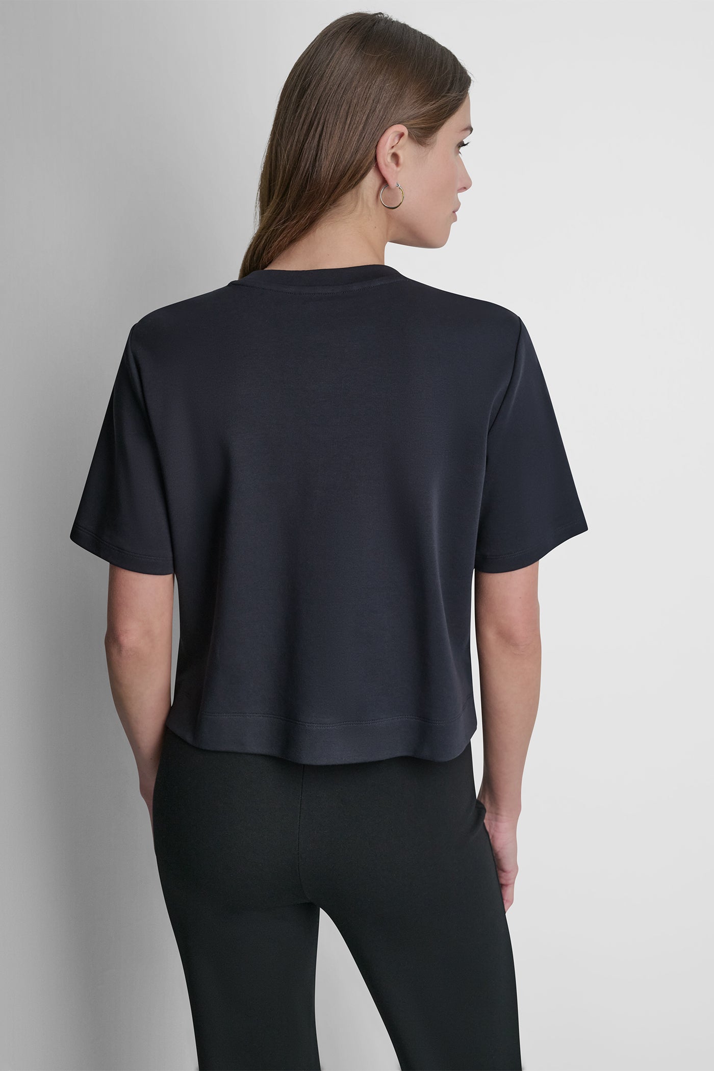 COTTON SHORT SLEEVE LOGO TOP VIEW 3 | Women's Clearance COTTON SHORT SLEEVE LOGO TOP VIEW 3 | Women's Clearance