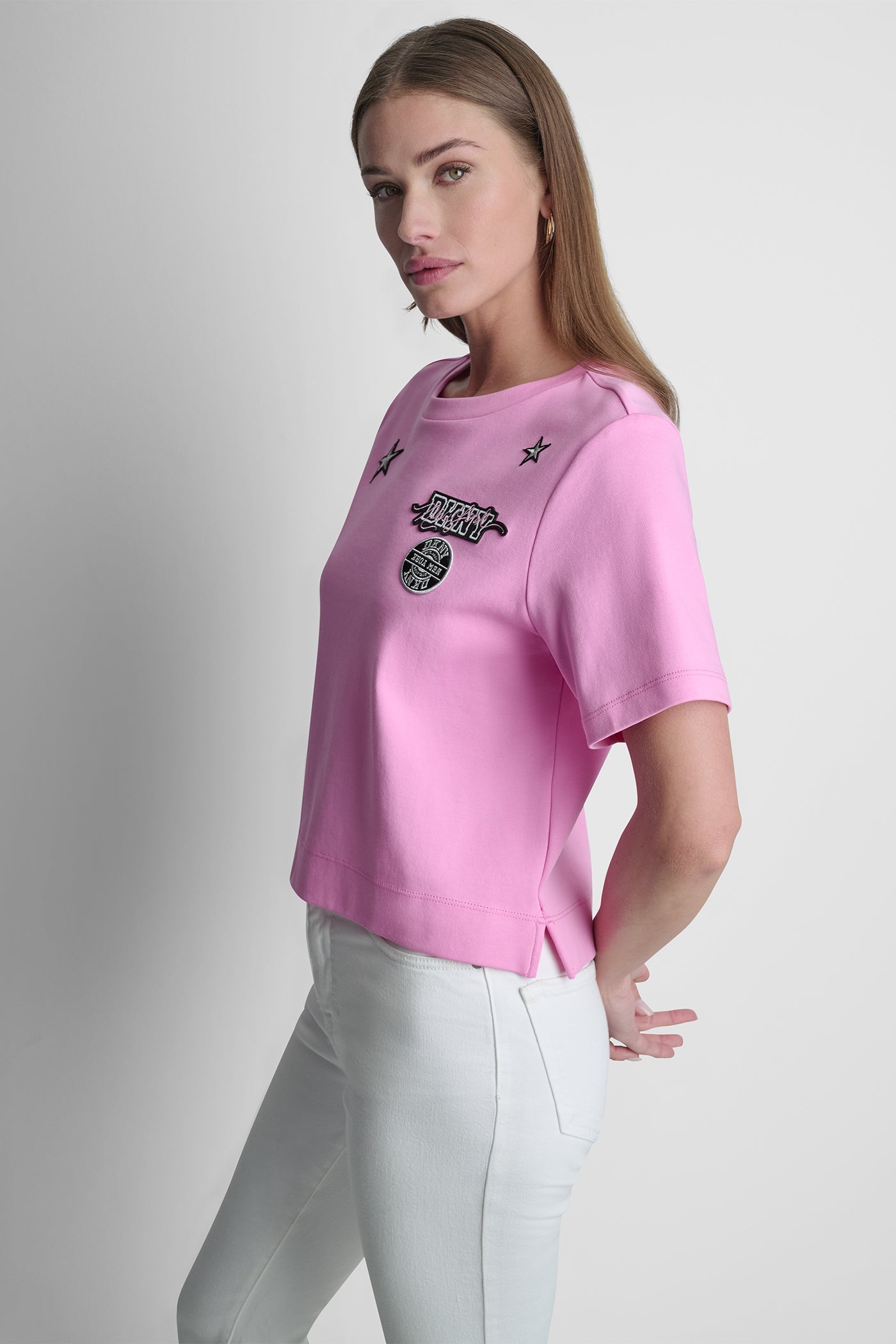 COTTON SHORT SLEEVE LOGO TOP VIEW 4 | Gifts Under $100 COTTON SHORT SLEEVE LOGO TOP VIEW 4 | Gifts Under $100