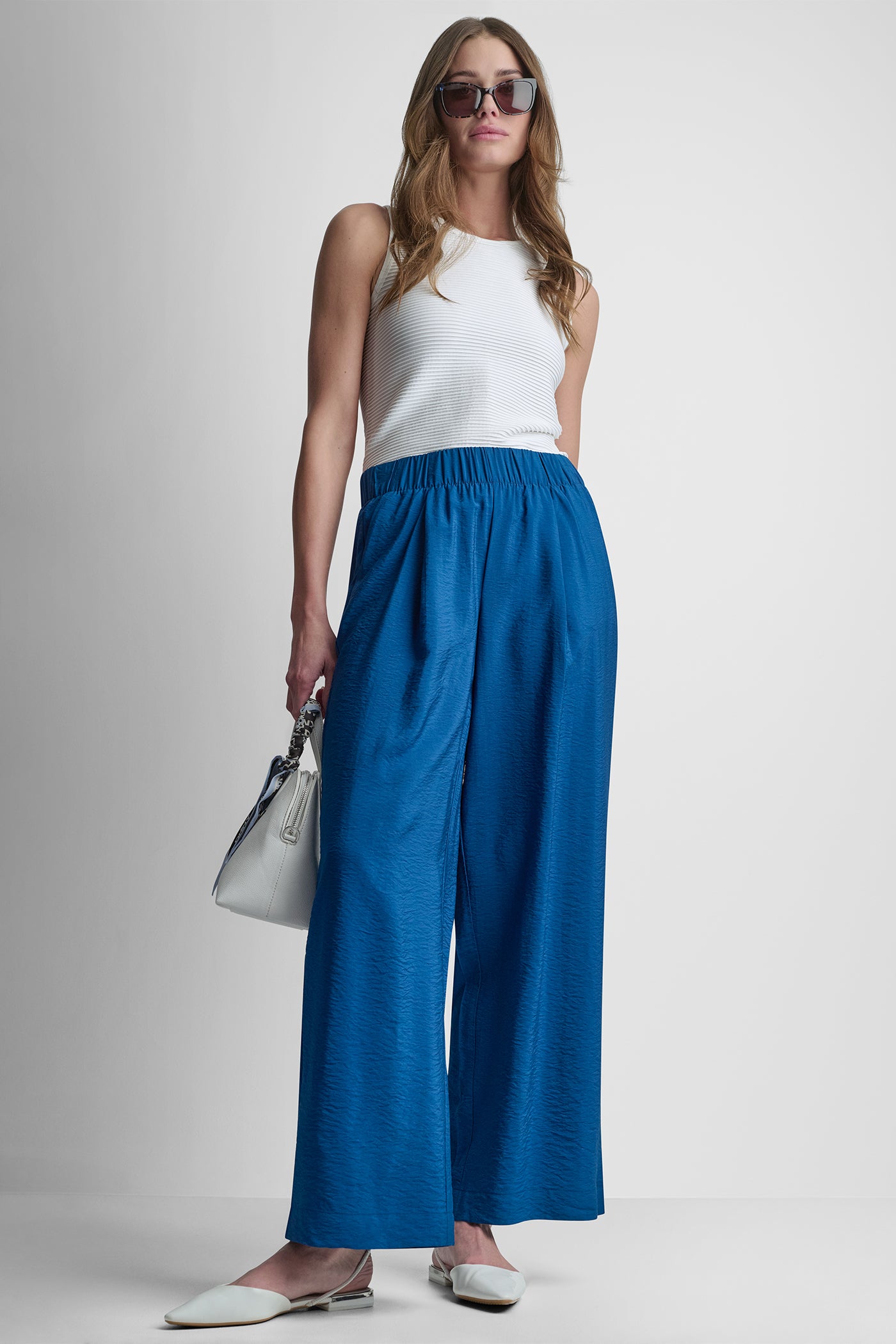 MID-RISE RUMPLED STRAIGHT-LEG ANKLE PANT View 1 | Pants & Denim MID-RISE RUMPLED STRAIGHT-LEG ANKLE PANT View 1 | Pants & Denim
