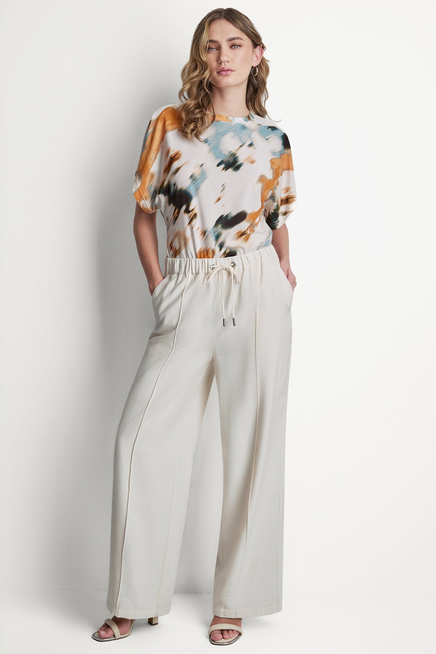 SEAMED WIDE LEG PULL-ON PANT VIEW 2 SEAMED WIDE LEG PULL-ON PANT VIEW 2