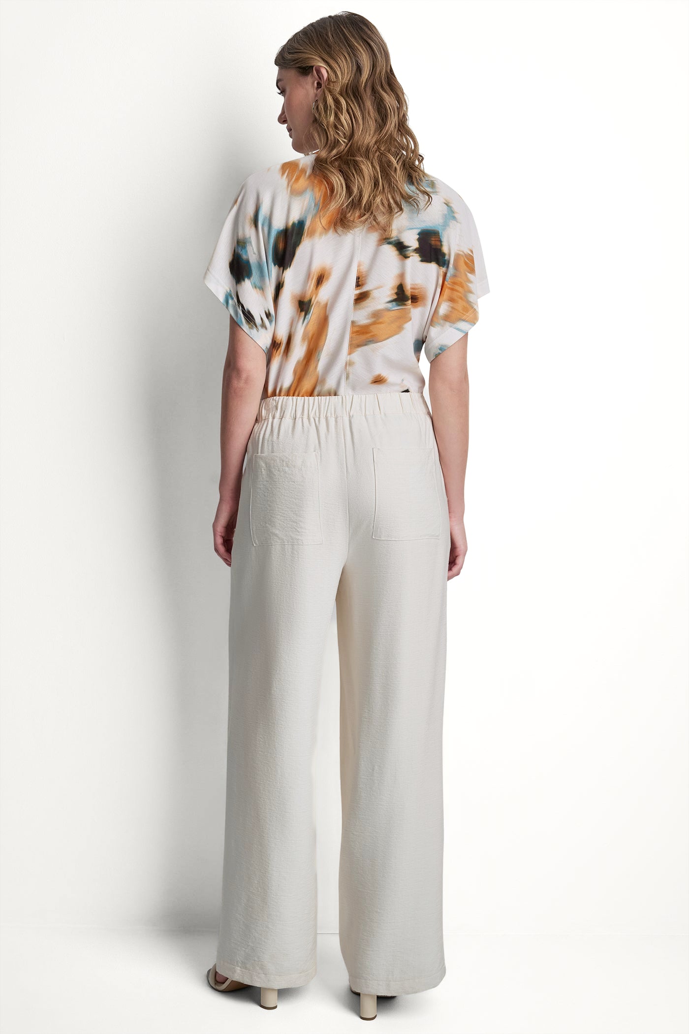 SEAMED WIDE LEG PULL-ON PANT VIEW 3 SEAMED WIDE LEG PULL-ON PANT VIEW 3