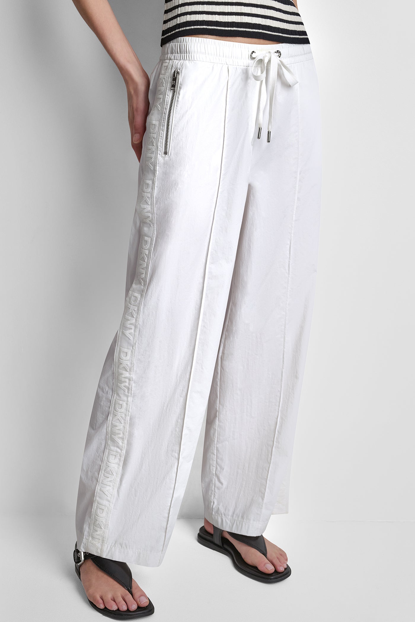 LOGO TRIM STRAIGHT-LEG PULL-ON PANT View 2 | Pants & Denim LOGO TRIM STRAIGHT-LEG PULL-ON PANT View 2 | Pants & Denim