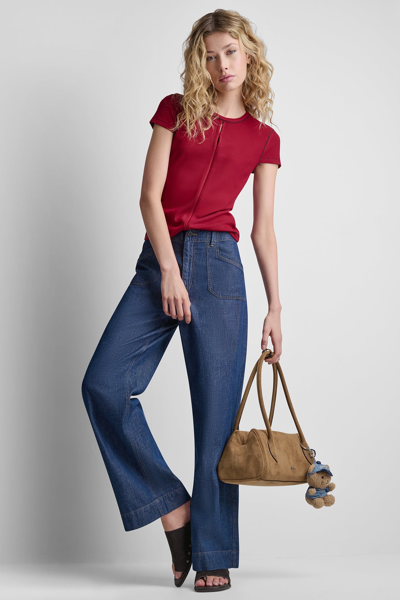 HIGH-RISE STRAIGHT LEG PANT View 1 | Pants & Denim HIGH-RISE STRAIGHT LEG PANT View 1 | Pants & Denim