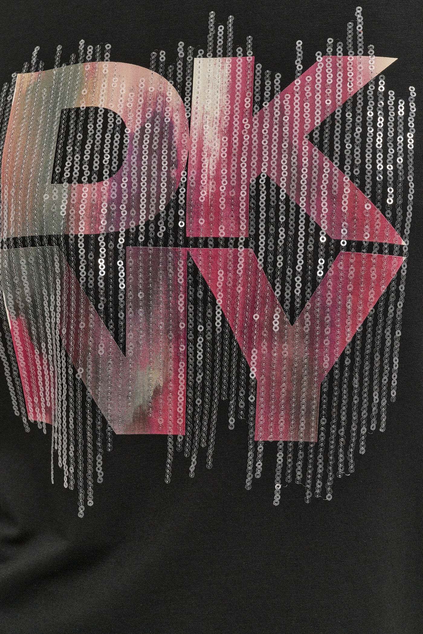 SHORT SLEEVE PRINTED STACK LOGO TEE VIEW 3 | DKNY25 SHORT SLEEVE PRINTED STACK LOGO TEE VIEW 3 | DKNY25