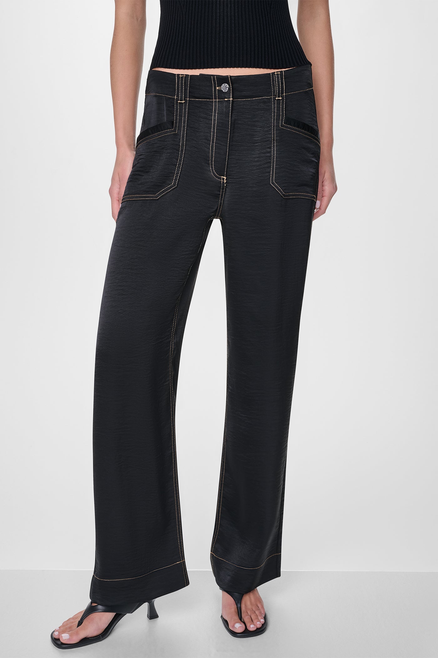 TOP STITCH STRAIGHT LEG PANT View 2 | Pants & Denim TOP STITCH STRAIGHT LEG PANT View 2 | Pants & Denim