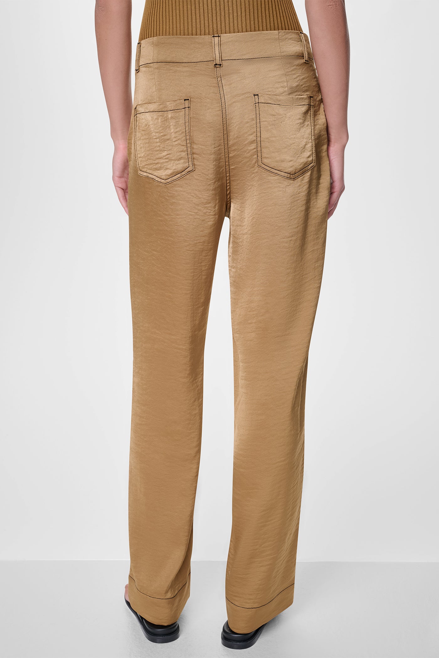TOP STITCH STRAIGHT LEG PANT VIEW 5 TOP STITCH STRAIGHT LEG PANT VIEW 5