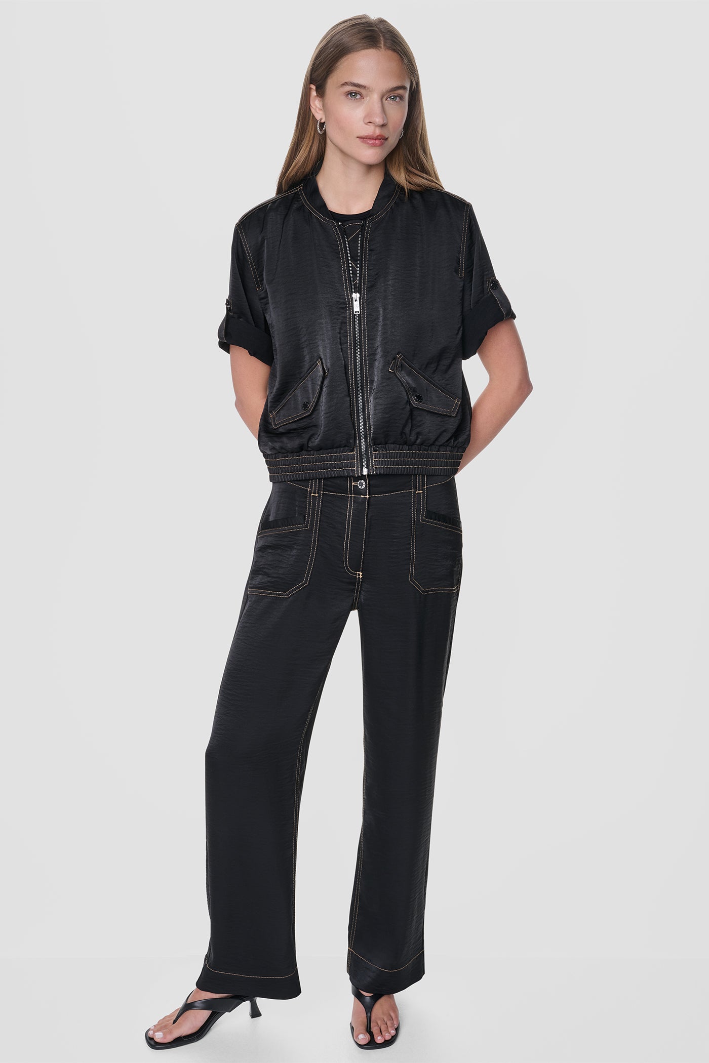CONTRAST STITCH JACKET View 2 | Jackets & Blazers CONTRAST STITCH JACKET View 2 | Jackets & Blazers