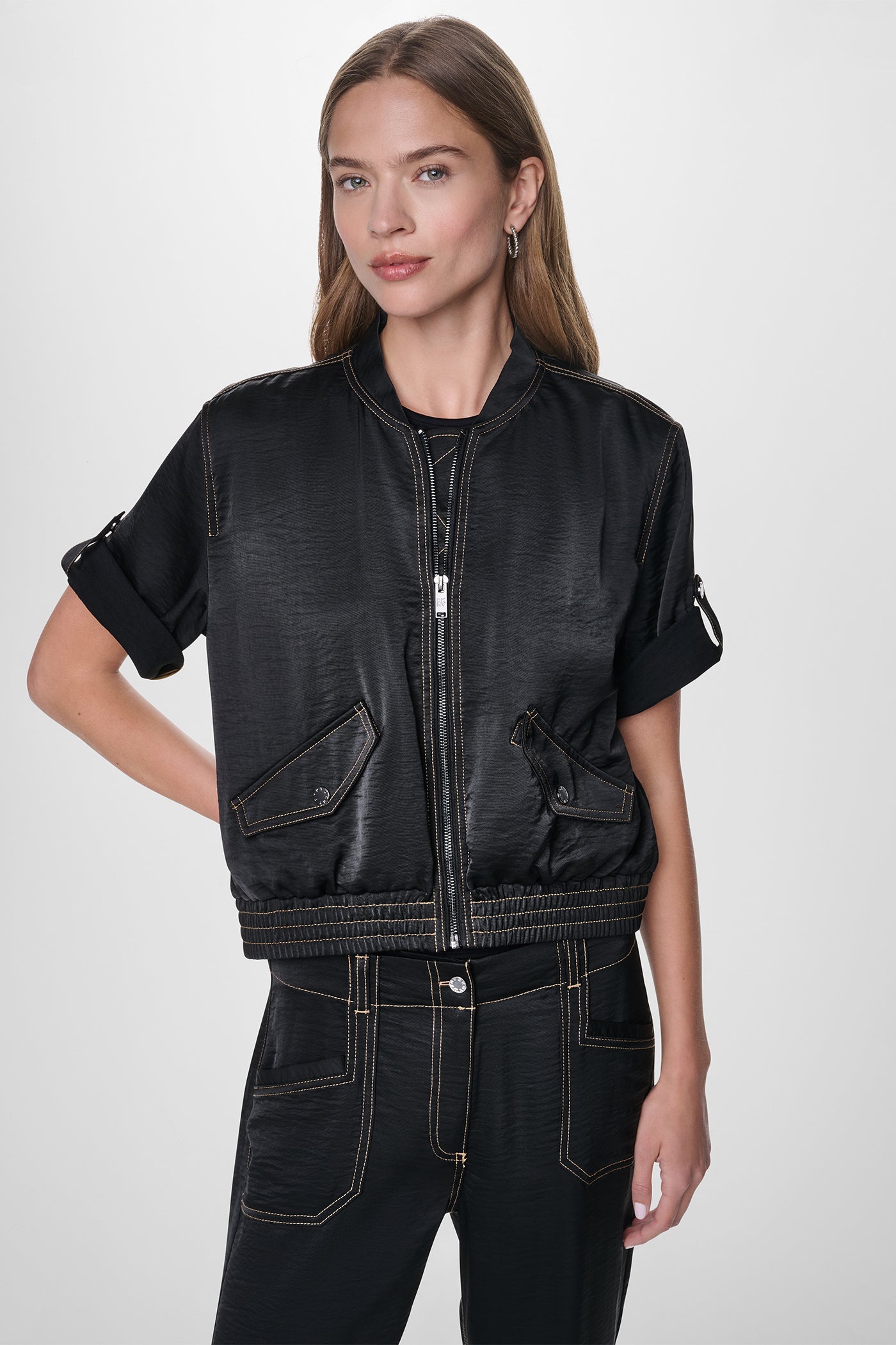 CONTRAST STITCH JACKET VIEW 5 CONTRAST STITCH JACKET VIEW 5