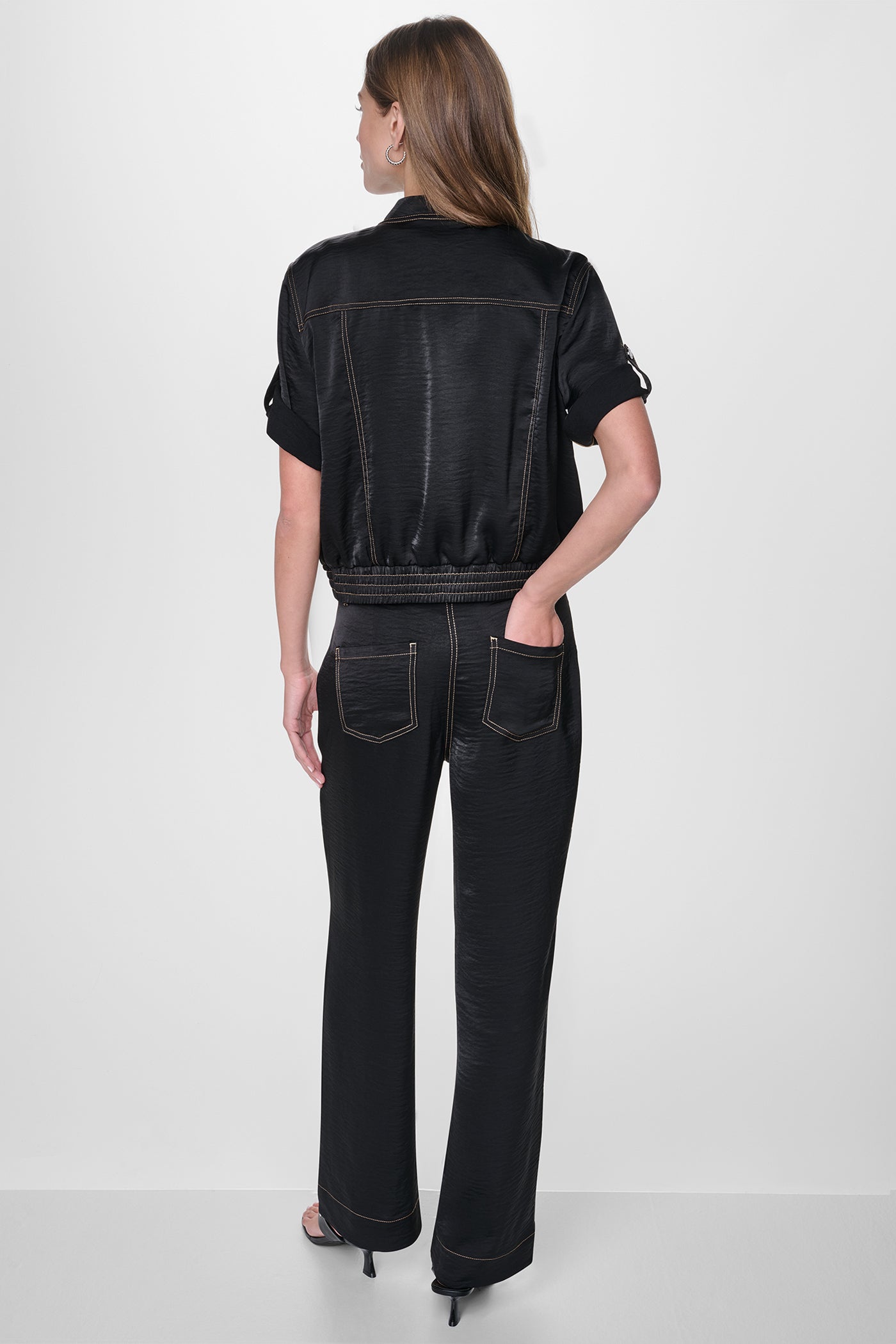 CONTRAST STITCH JACKET VIEW 3 CONTRAST STITCH JACKET VIEW 3