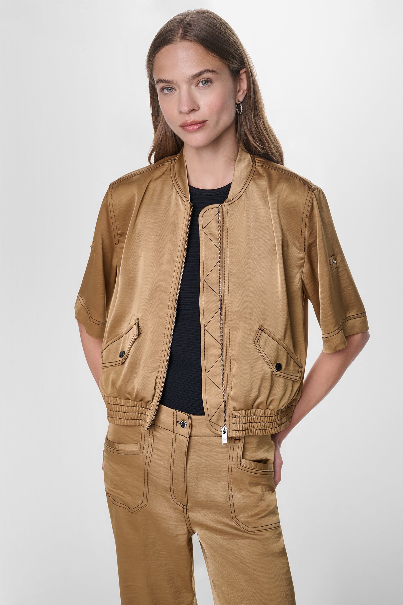 CONTRAST STITCH JACKET View 2 | Jackets & Blazers CONTRAST STITCH JACKET View 2 | Jackets & Blazers