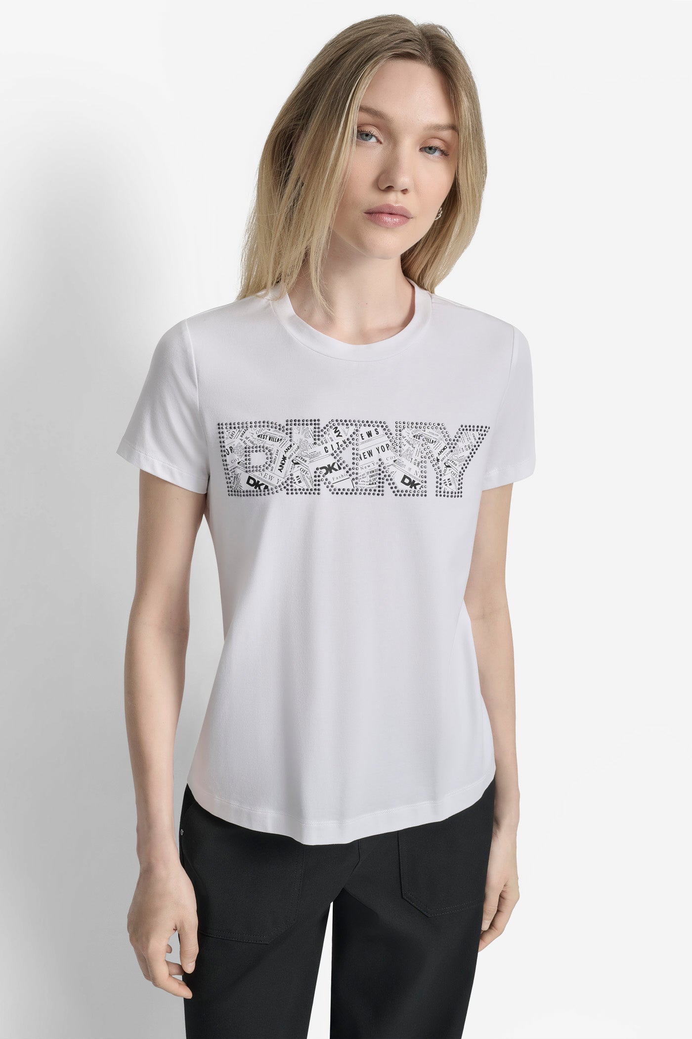 LOGO EMBELLISHED TEE VIEW 1 | Tees & Tanks LOGO EMBELLISHED TEE VIEW 1 | Tees & Tanks