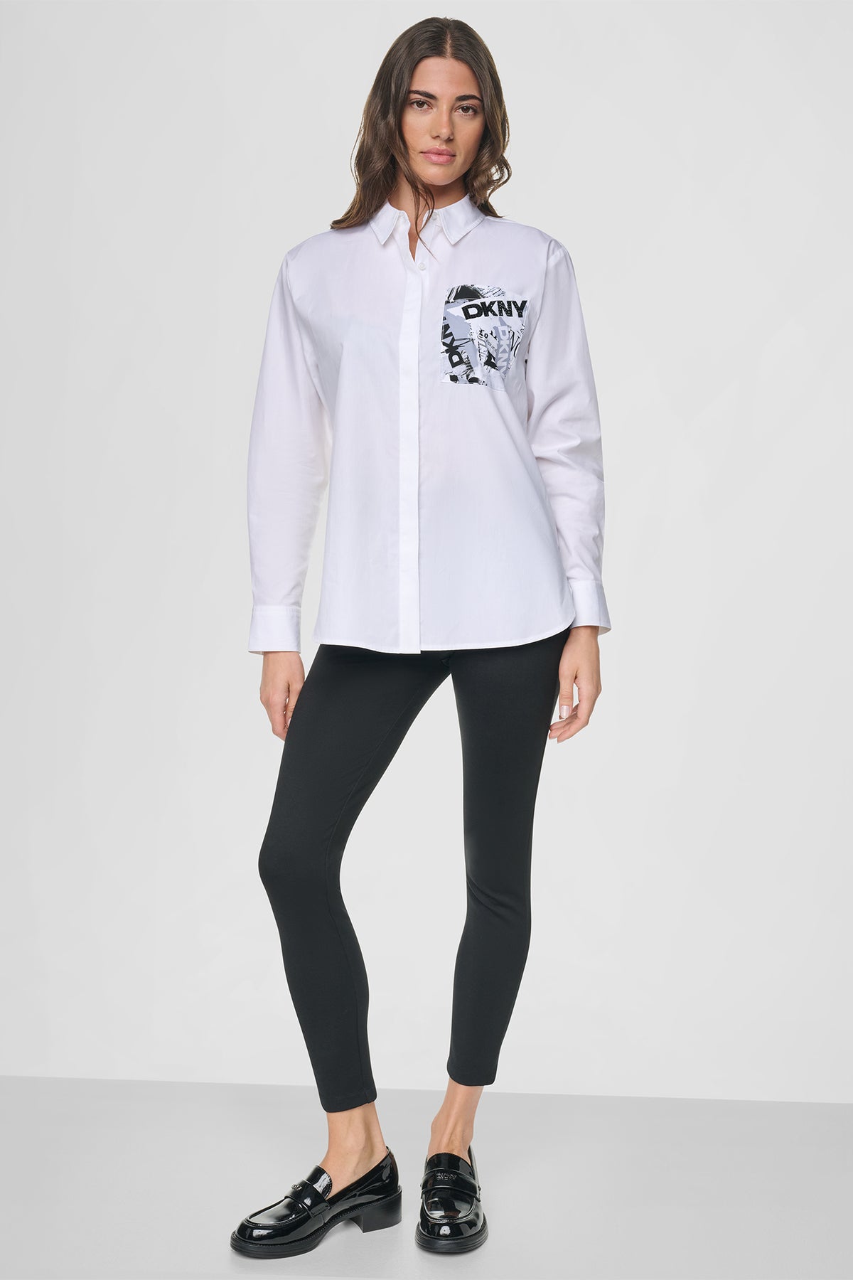 LOGO POCKET POPLIN SHIRT VIEW 2