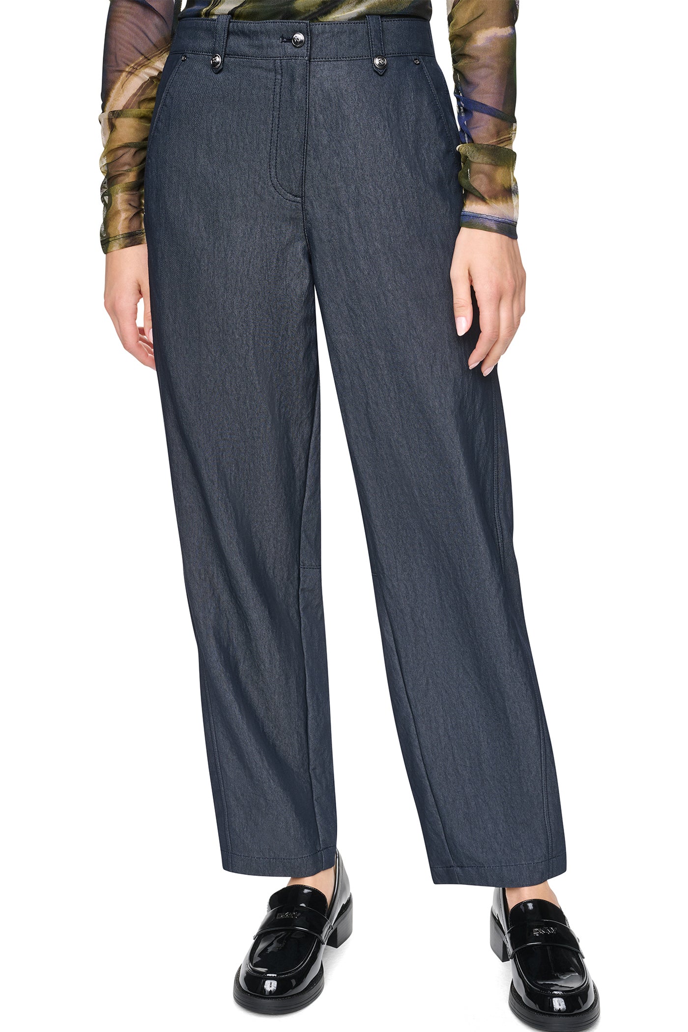 MID-RISE WASHED INDIGO WIDE LEG PANT View 2 | Gifts Under $100 MID-RISE WASHED INDIGO WIDE LEG PANT View 2 | Gifts Under $100