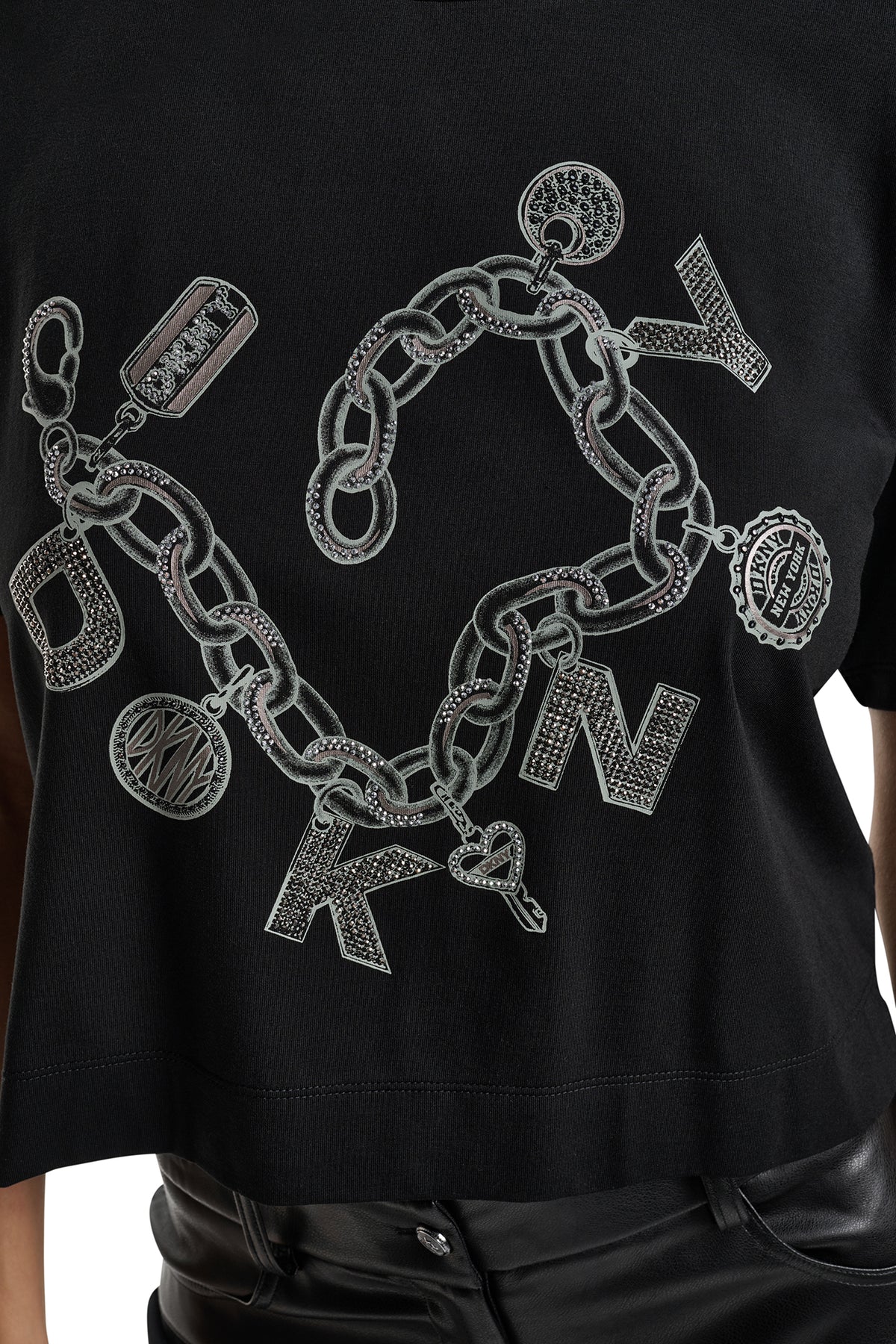 CHARM BRACELET GRAPHIC TEE VIEW 2