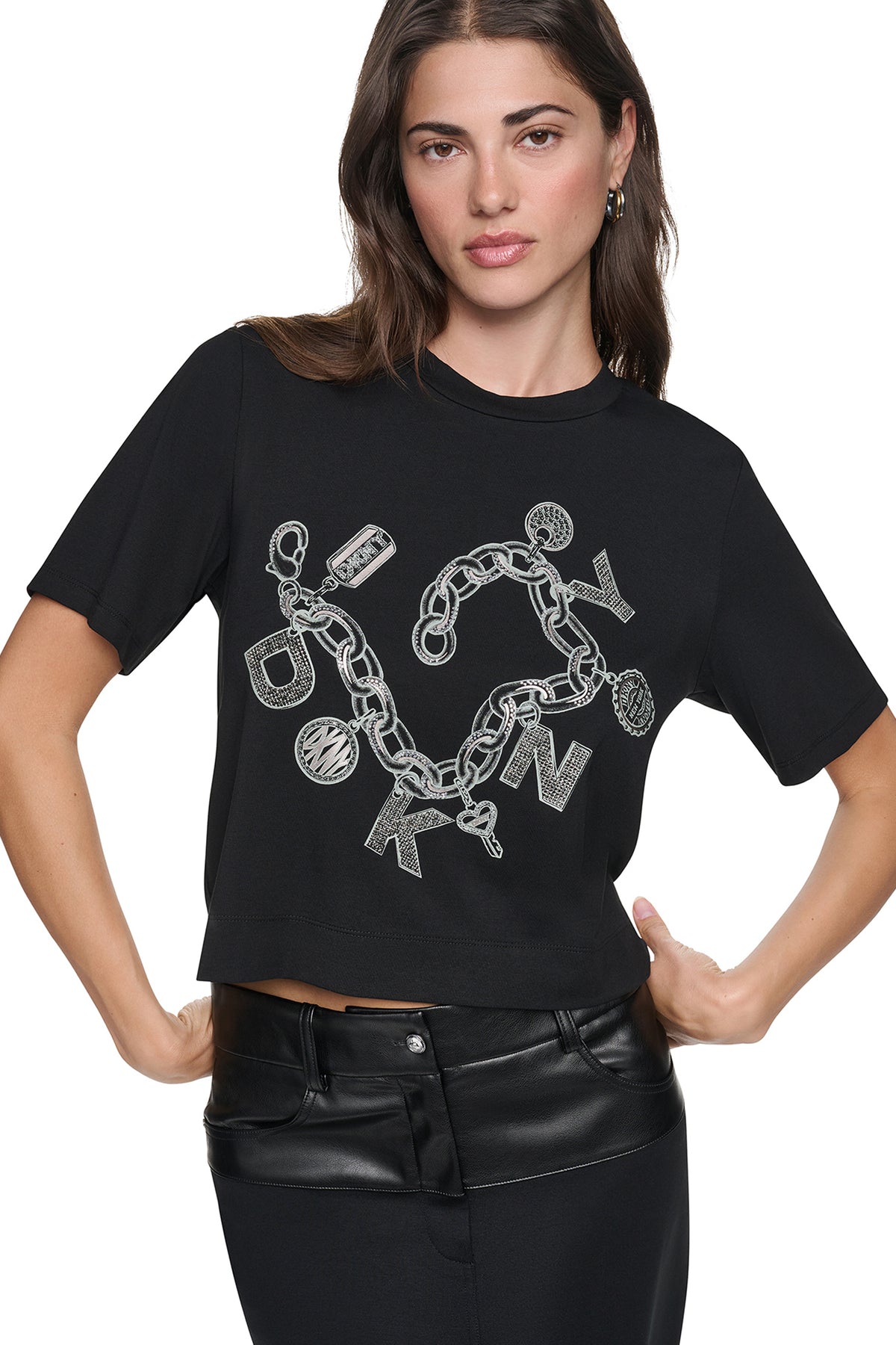 CHARM BRACELET GRAPHIC TEE View 1 | Under $100 CHARM BRACELET GRAPHIC TEE View 1 | Under $100