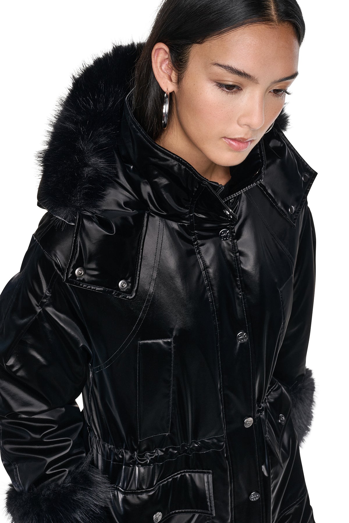FAUX FUR CUFF JACKET View 2 | Lightweight Jackets FAUX FUR CUFF JACKET View 2 | Lightweight Jackets