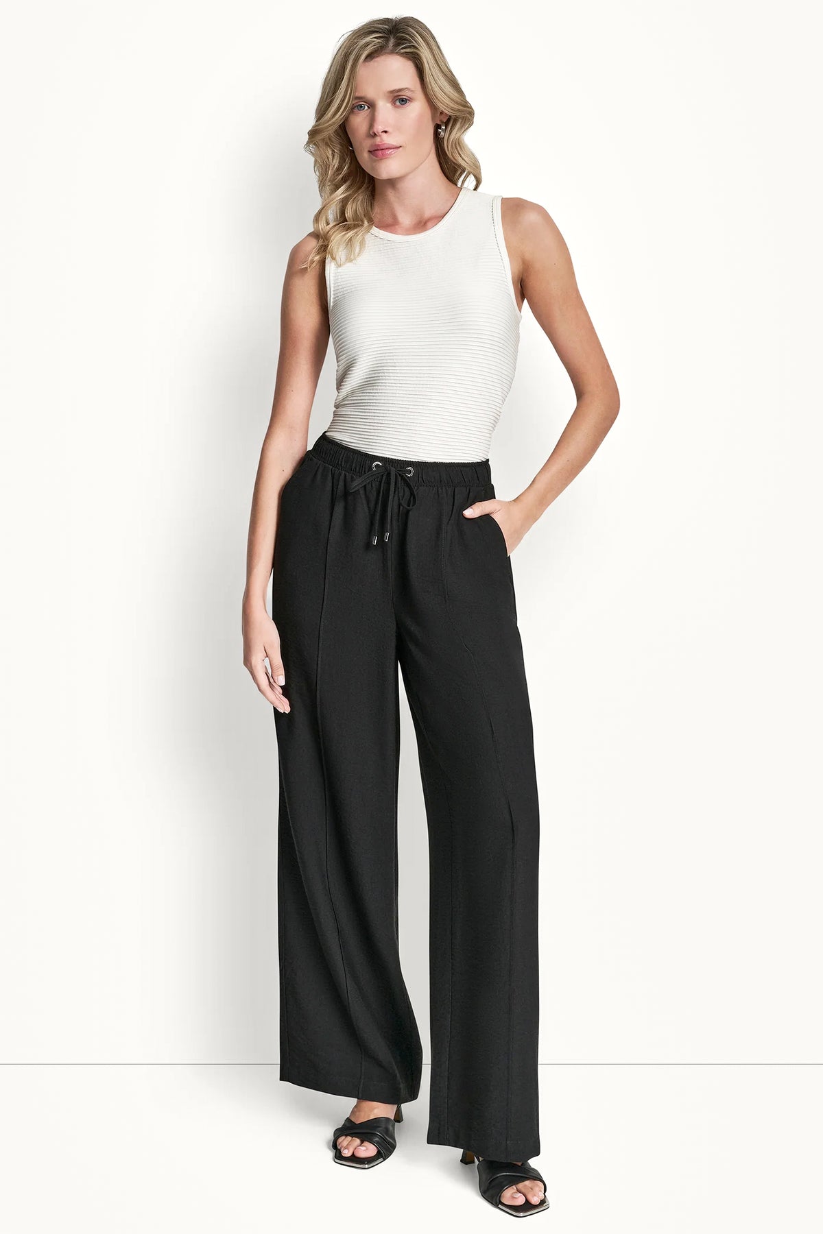 SEAMED WIDE LEG PULL-ON PANT View 2 | Pants & Denim SEAMED WIDE LEG PULL-ON PANT View 2 | Pants & Denim