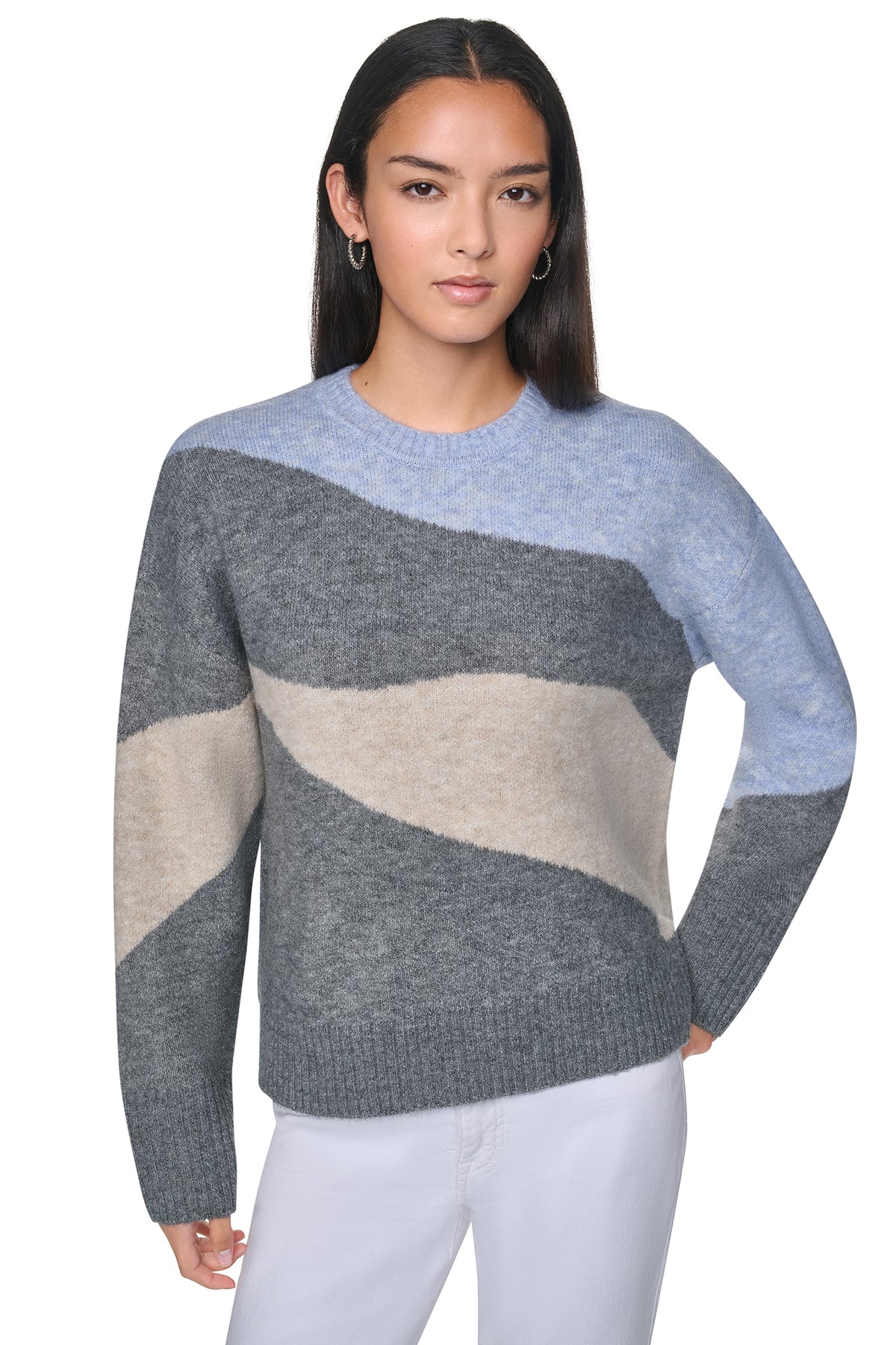 COLORBLOCK CREW NECK SWEATER View 1 | Gifts Under $100 COLORBLOCK CREW NECK SWEATER View 1 | Gifts Under $100