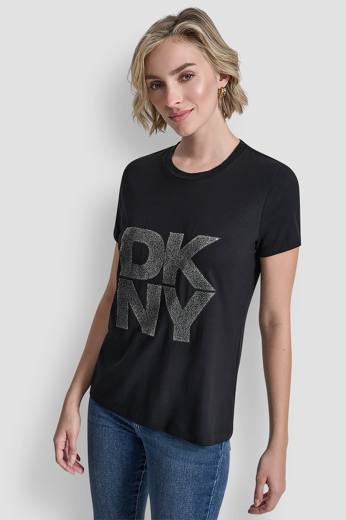STACKED LOGO TEE VIEW 3 | DKNY Promo STACKED LOGO TEE VIEW 3 | DKNY Promo