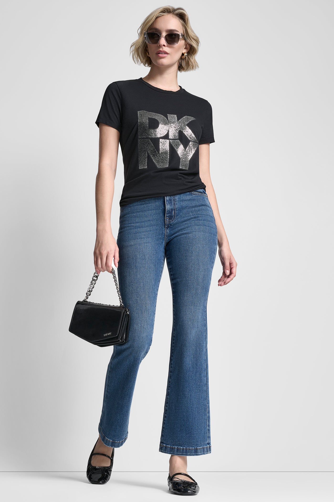 STACKED LOGO TEE VIEW 5 | DKNY Promo STACKED LOGO TEE VIEW 5 | DKNY Promo